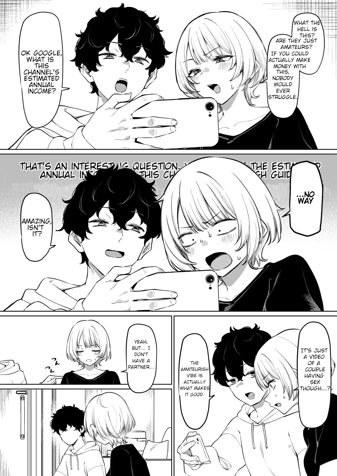 [MM] Senpai to no Ecchi na Douga de Kasegu Hanashi | The Story of Earning Money with a Video of Steamy French Kissing with my Senpai [English] - Page 4