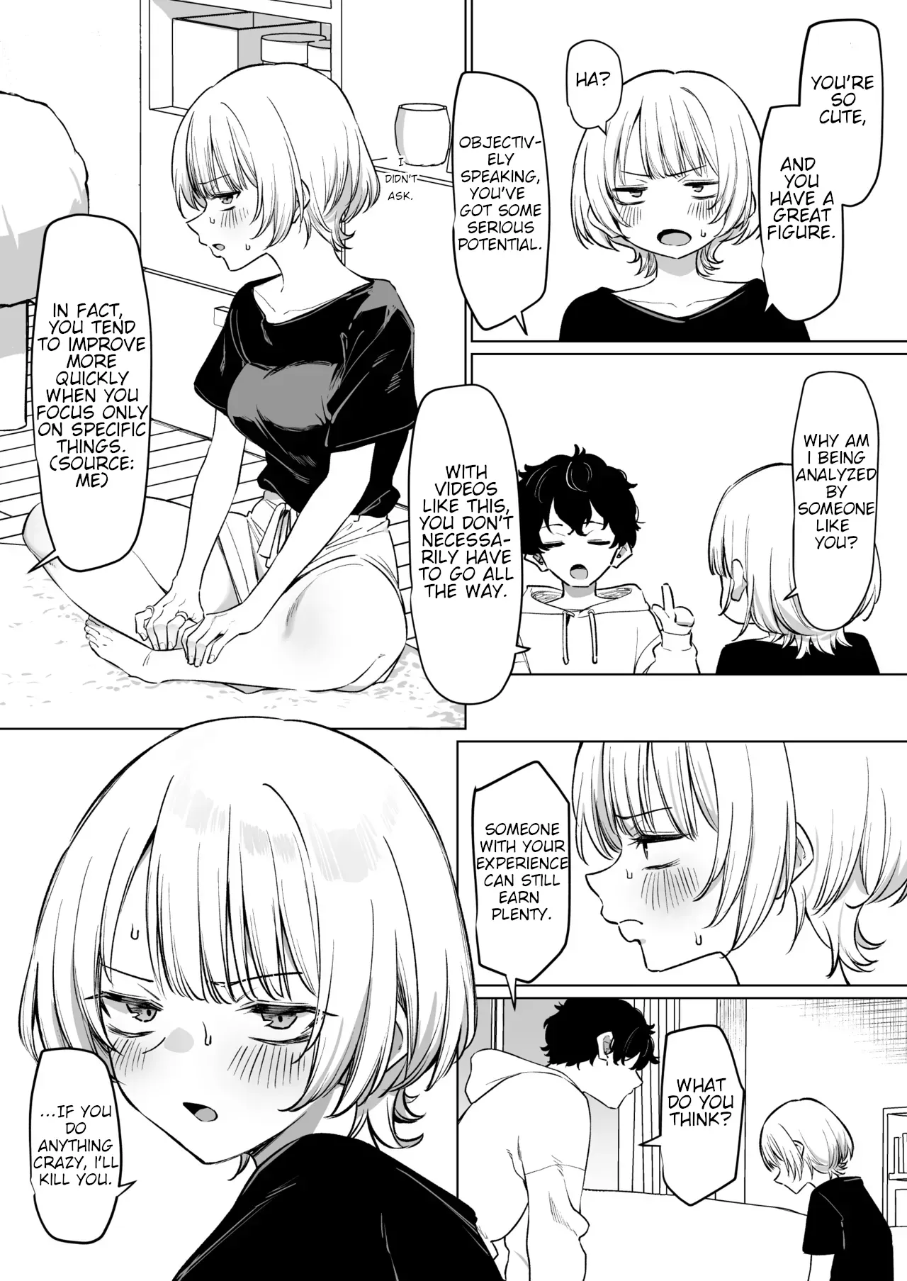 [MM] Senpai to no Ecchi na Douga de Kasegu Hanashi | The Story of Earning Money with a Video of Steamy French Kissing with my Senpai [English] - Page 7