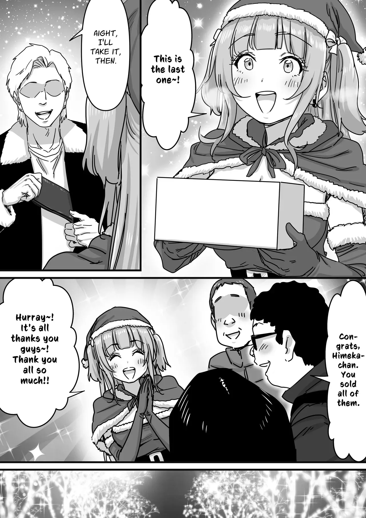 [P&I (Satsukimasu)] Idol Santa no Seinaru Present | Idol Santa's Sexy Silent Night Present [English] [Cunny Garden] - Page 6