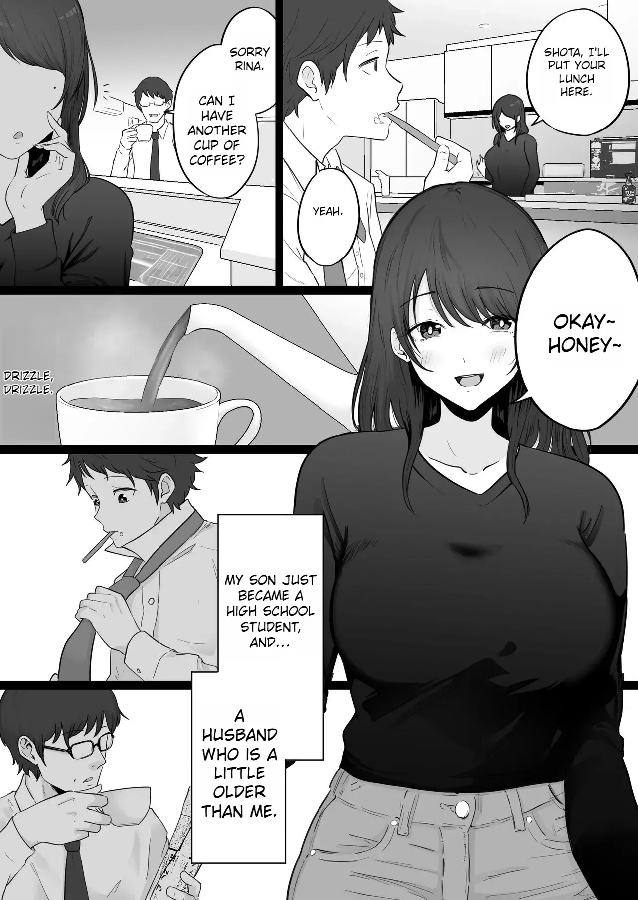 [Watson-dou] Houkai Kazoku 0-Hahaoya ga Yakuza to no Sex ni Hamatta Hanashi- [English] - Page 4