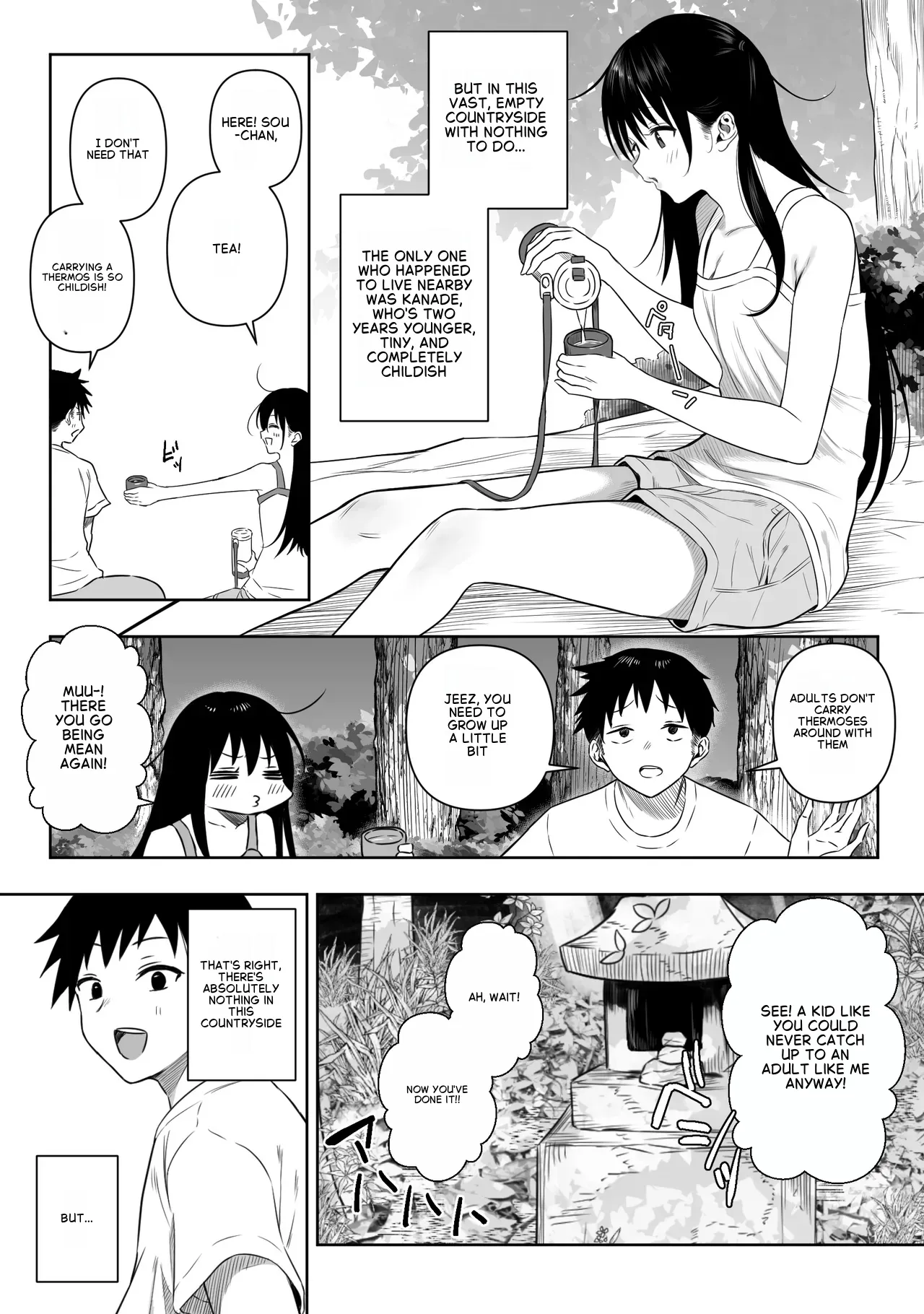 [Ruutyan] Joui Sonzai ga Iru Boku no Inaka ~Himitsu no Asobi Hen~ [English] - Page 3