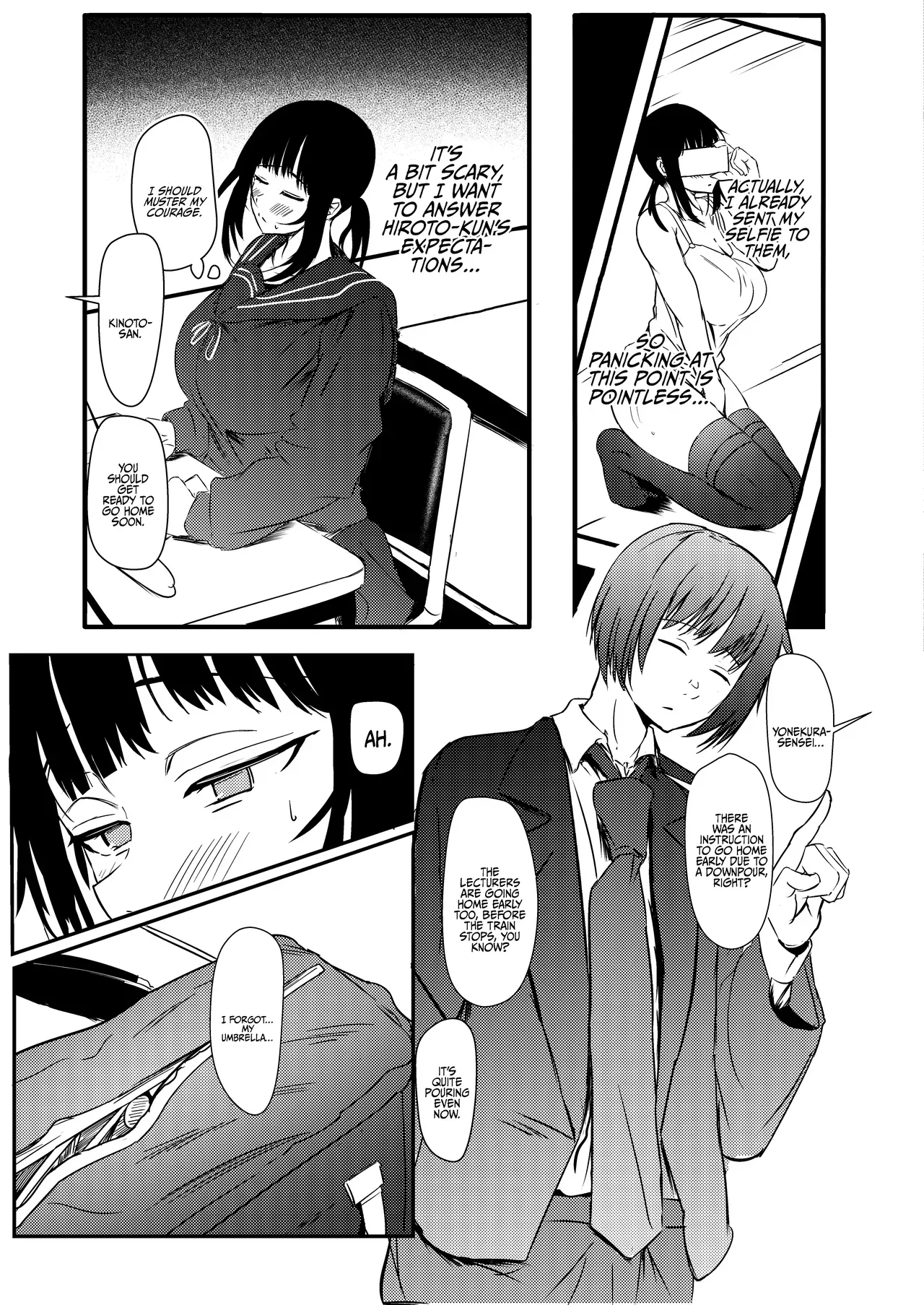 [Kyuujitsu Kakarichou (NekoTamas)] Tokumei de Kare to no Seijijou o Soudan Shitara | When I Tried to Anonymously Get Advice for MY Sex Life with My Boyfriend I Got Turned Into a Bitch with Baby-Making Sex [Shortened] [English] {Doujins.com} [Digital] - Page 6
