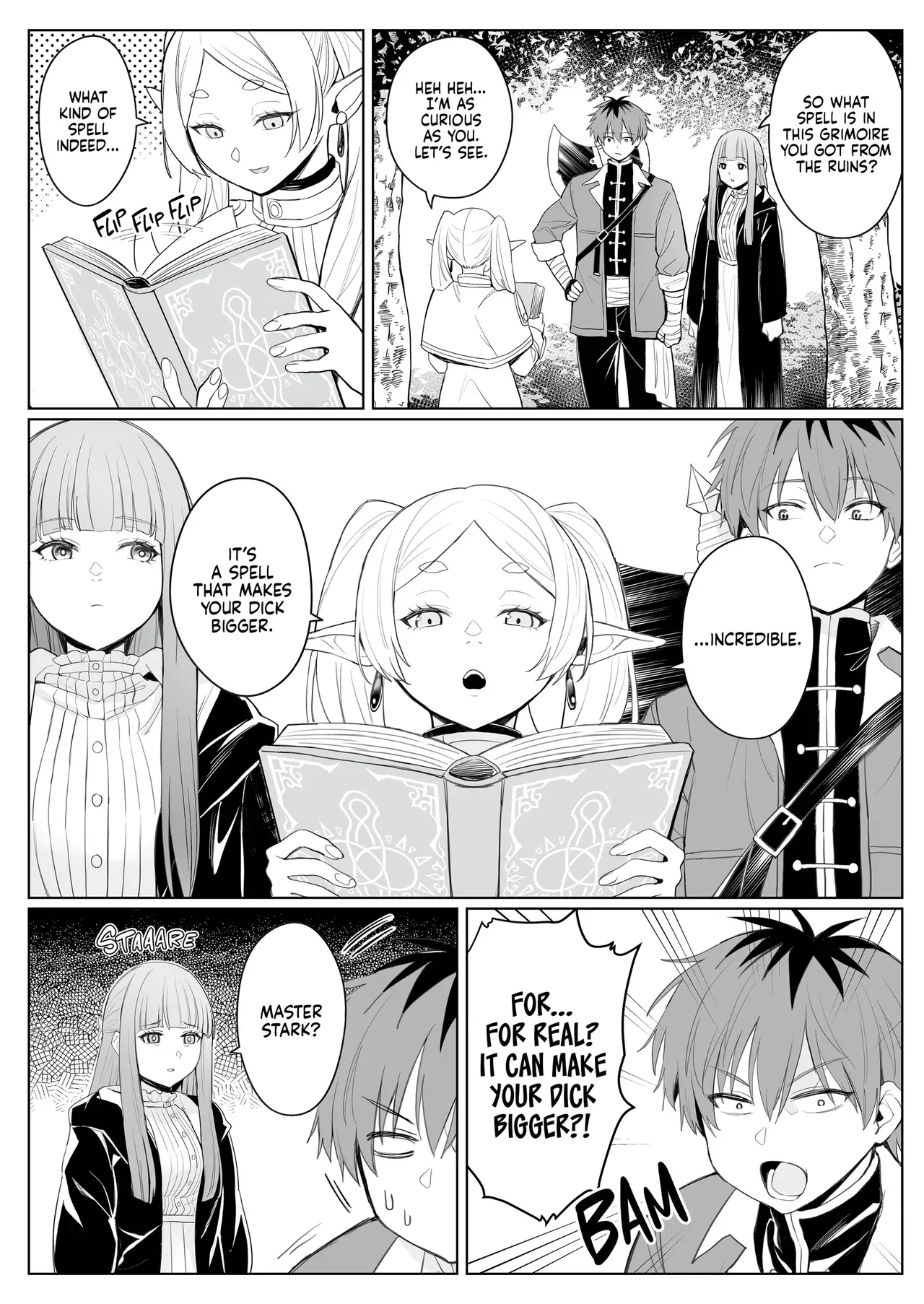 [COMEX (Zhen Lu)] Chinchin ga Ookiku Naru Mahou | A Spell That Makes Your Dick Bigger (Sousou no Frieren) [English] [Summer Salt] [Decensored] [Digital] - Page 2