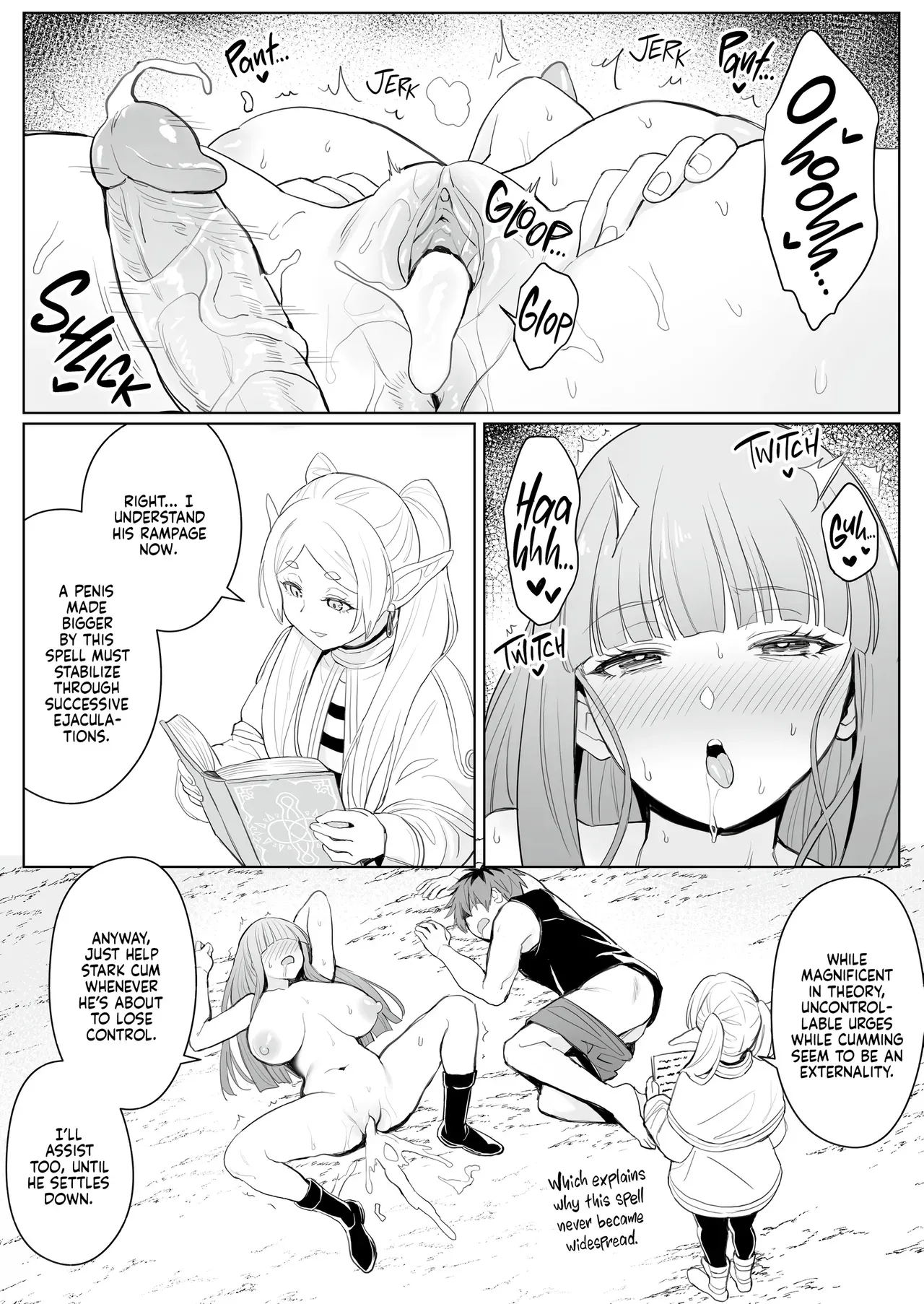 [COMEX (Zhen Lu)] Chinchin ga Ookiku Naru Mahou | A Spell That Makes Your Dick Bigger (Sousou no Frieren) [English] [Summer Salt] [Decensored] [Digital] - Page 9