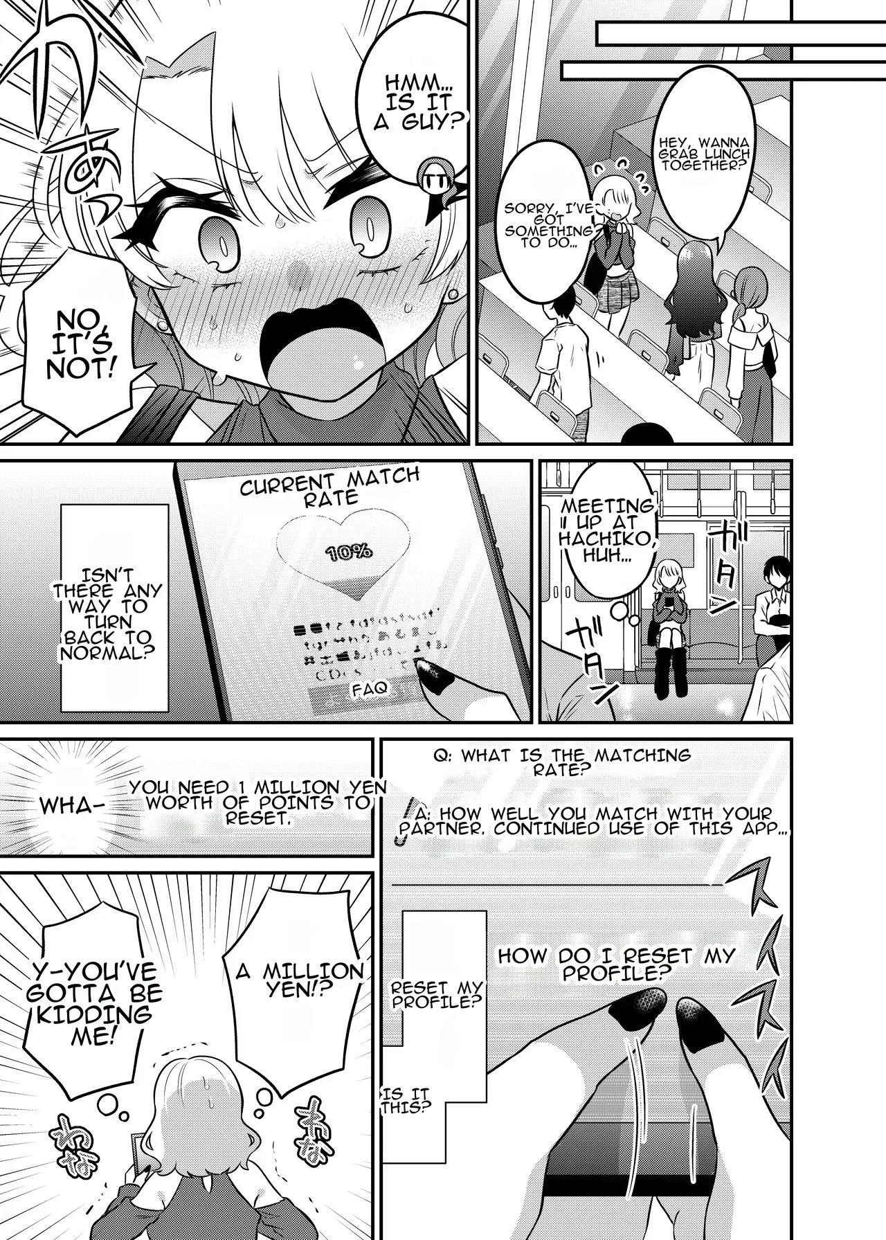 [Amulai Okashi Seisakusho (Doroshii)] Matching Appli de Anata ni Saiteki na Mirai o | Finding the Perfect Future for You on a Dating App [English] - Page 10