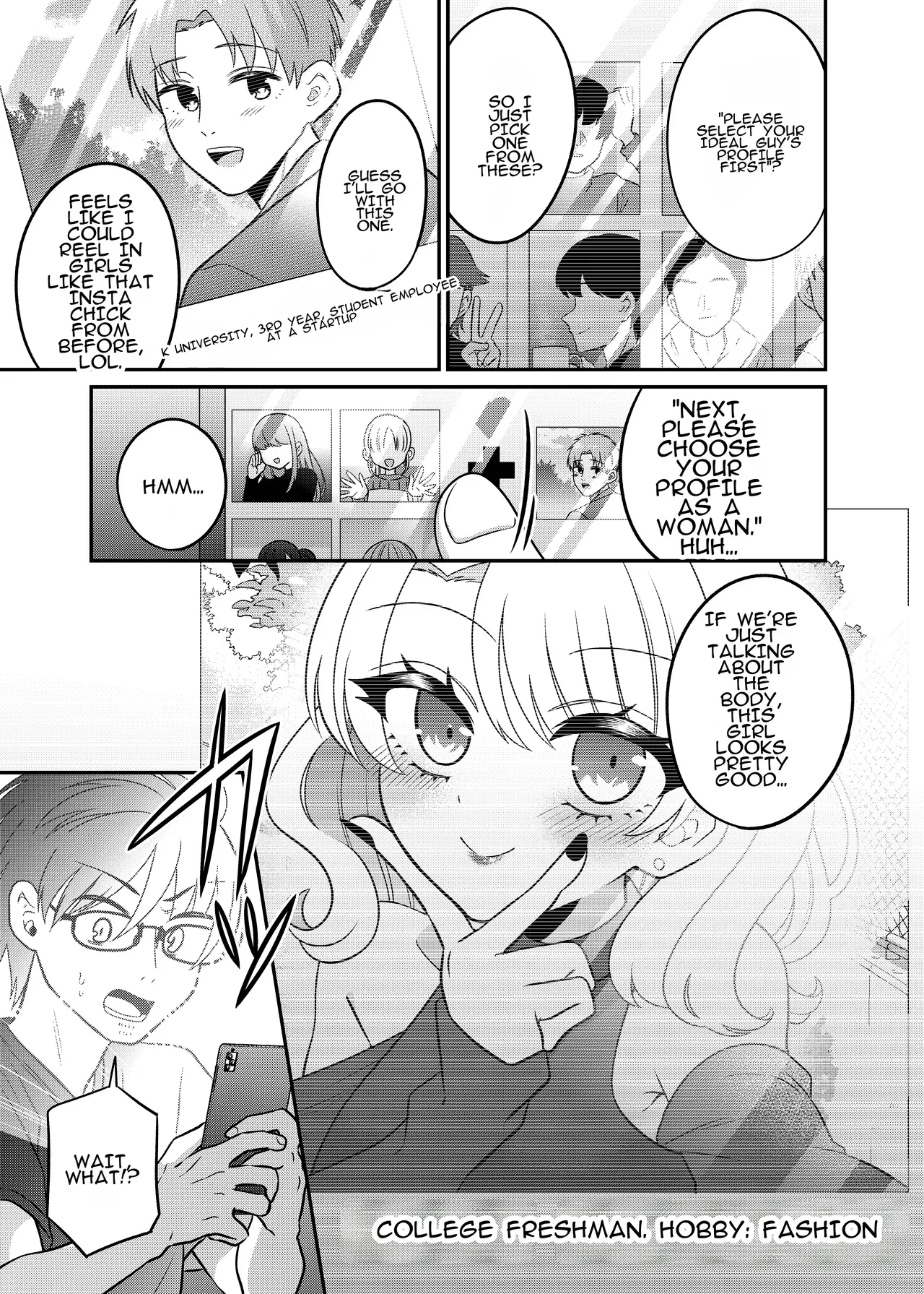[Amulai Okashi Seisakusho (Doroshii)] Matching Appli de Anata ni Saiteki na Mirai o | Finding the Perfect Future for You on a Dating App [English] - Page 4