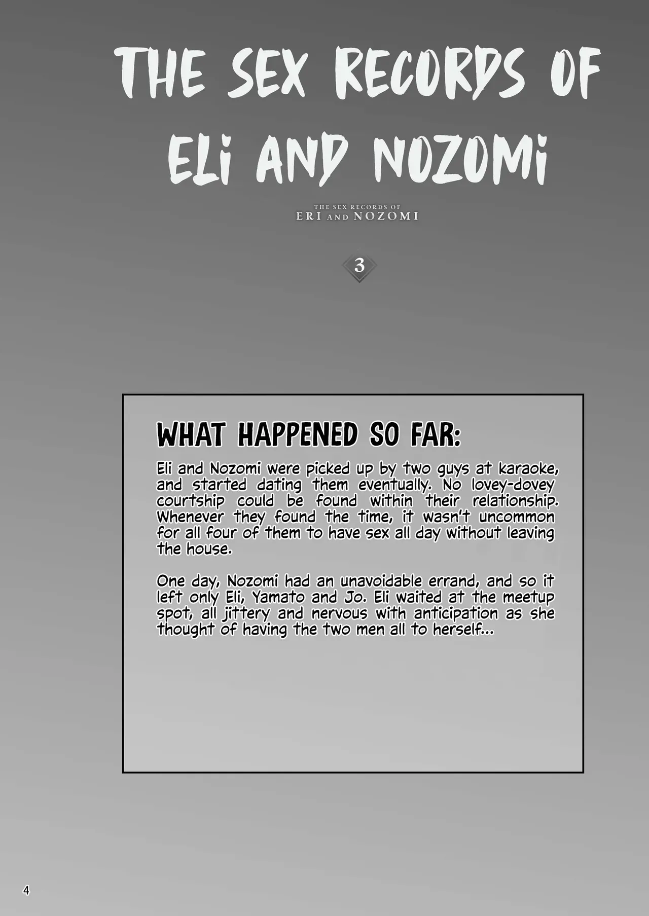 [Sobabu (Rasson)] Eri to Nozomi no Joujiroku - THE SEX RECORDS OF ERI AND NOZOMI 3 (Love Live!) [English] [Your Deer Friends Black] [Digital] - Page 3