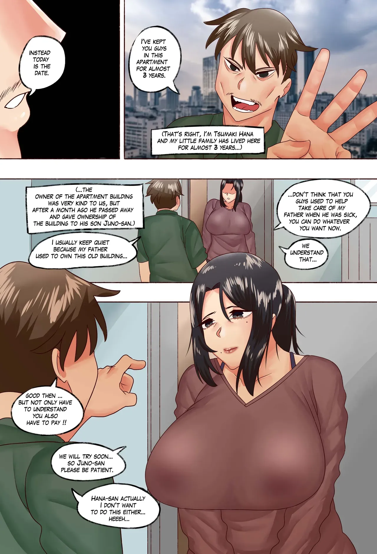 [Neko Plus] Sinful Mother Tsumaki Hana [ENG] - Page 4