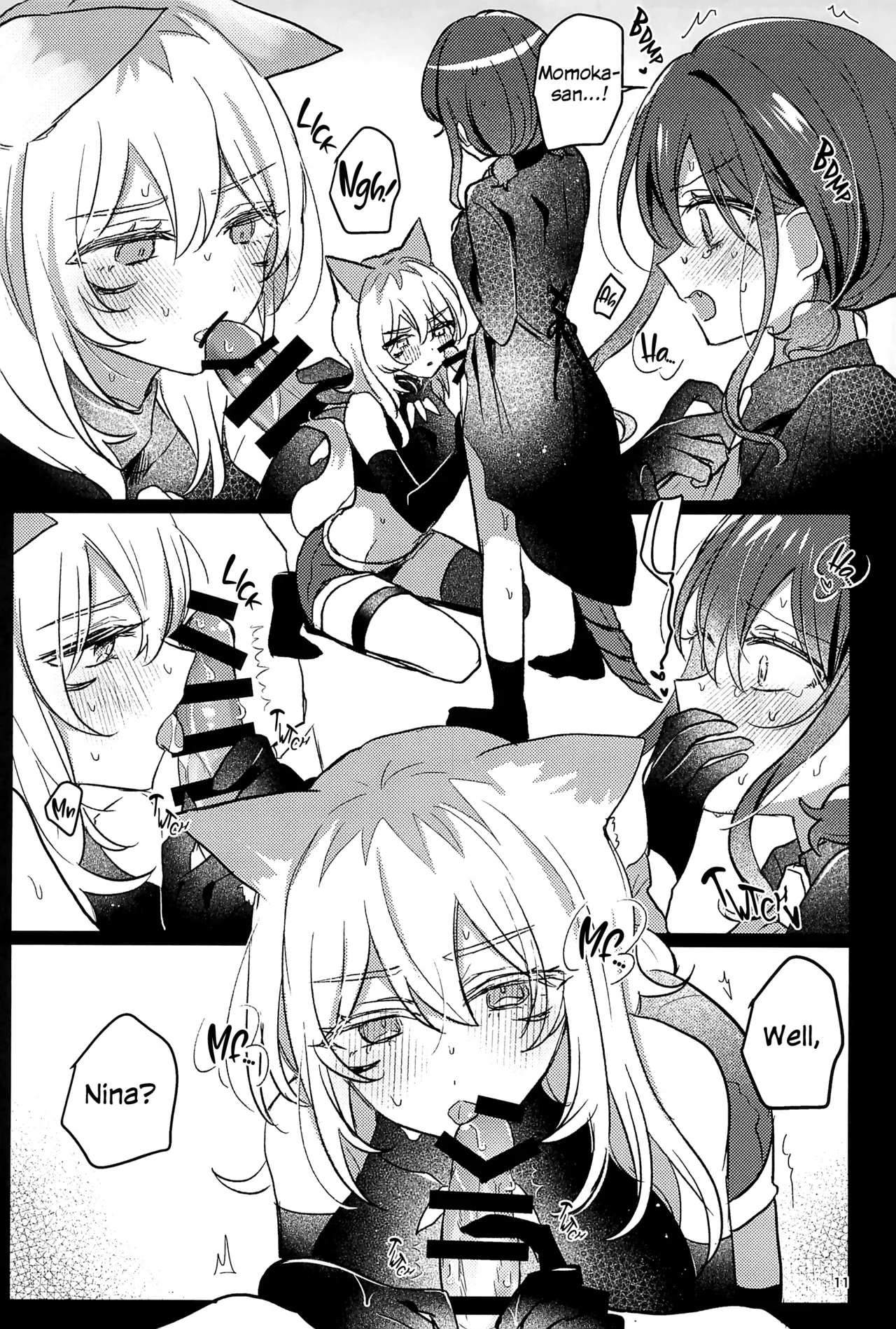 (Zenbu Buchikome. 7) [Hamu-chan Daisuki (Momi)] Joutai Ijou Lv. 27 | Status Ailment Lv. 27 (Girls Band Cry) [English] - Page 10