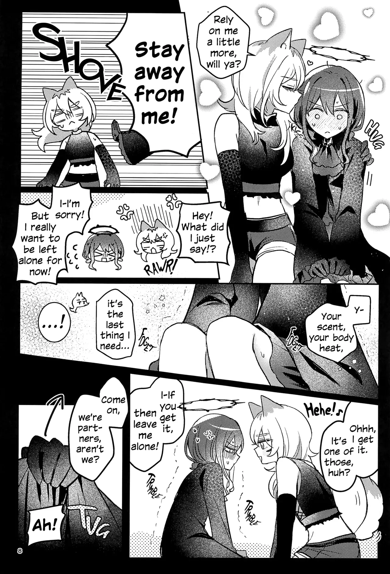 (Zenbu Buchikome. 7) [Hamu-chan Daisuki (Momi)] Joutai Ijou Lv. 27 | Status Ailment Lv. 27 (Girls Band Cry) [English] - Page 7