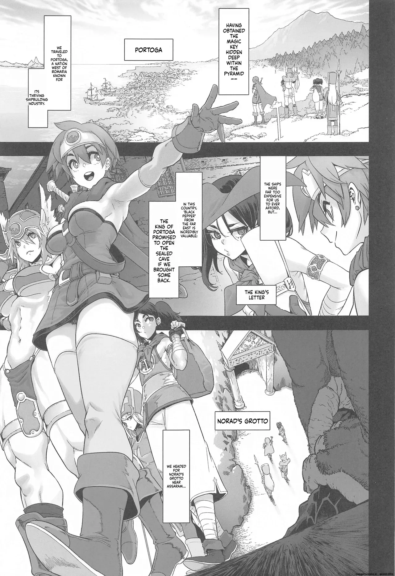 [DA HOOTCH (ShindoL)] Onna Yuusha no Tabi 6 Yoru no Machi no Onna Boukensha (Dragon Quest III) [English AI Translate] - Page 3