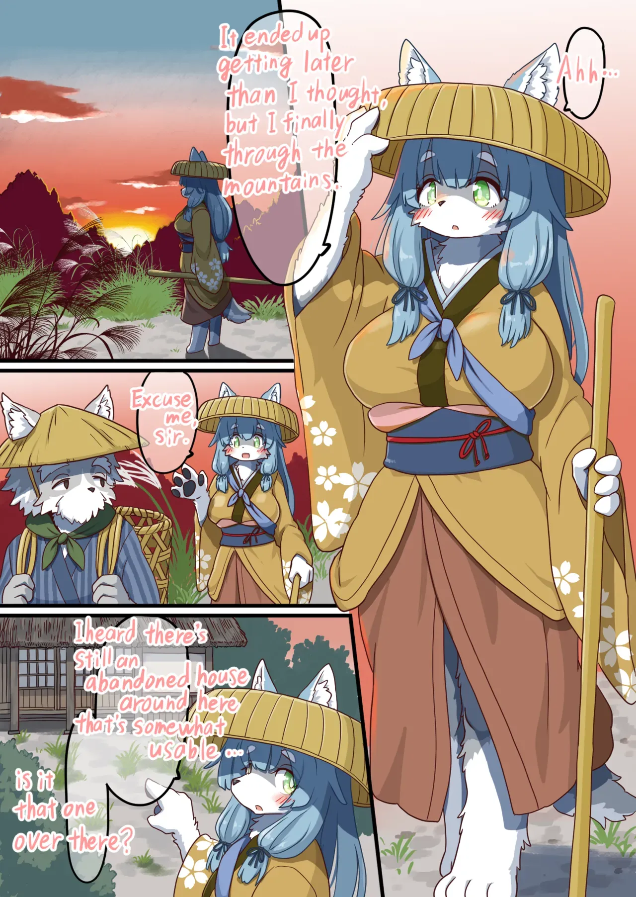[Koori Nezumi] Zashiki-warashi-tachi ga Tabibito-san no Omocha ni Sareru Ohanashi | Zashiki-Warashi Being Used as Toys by a Traveler [English] - Page 3