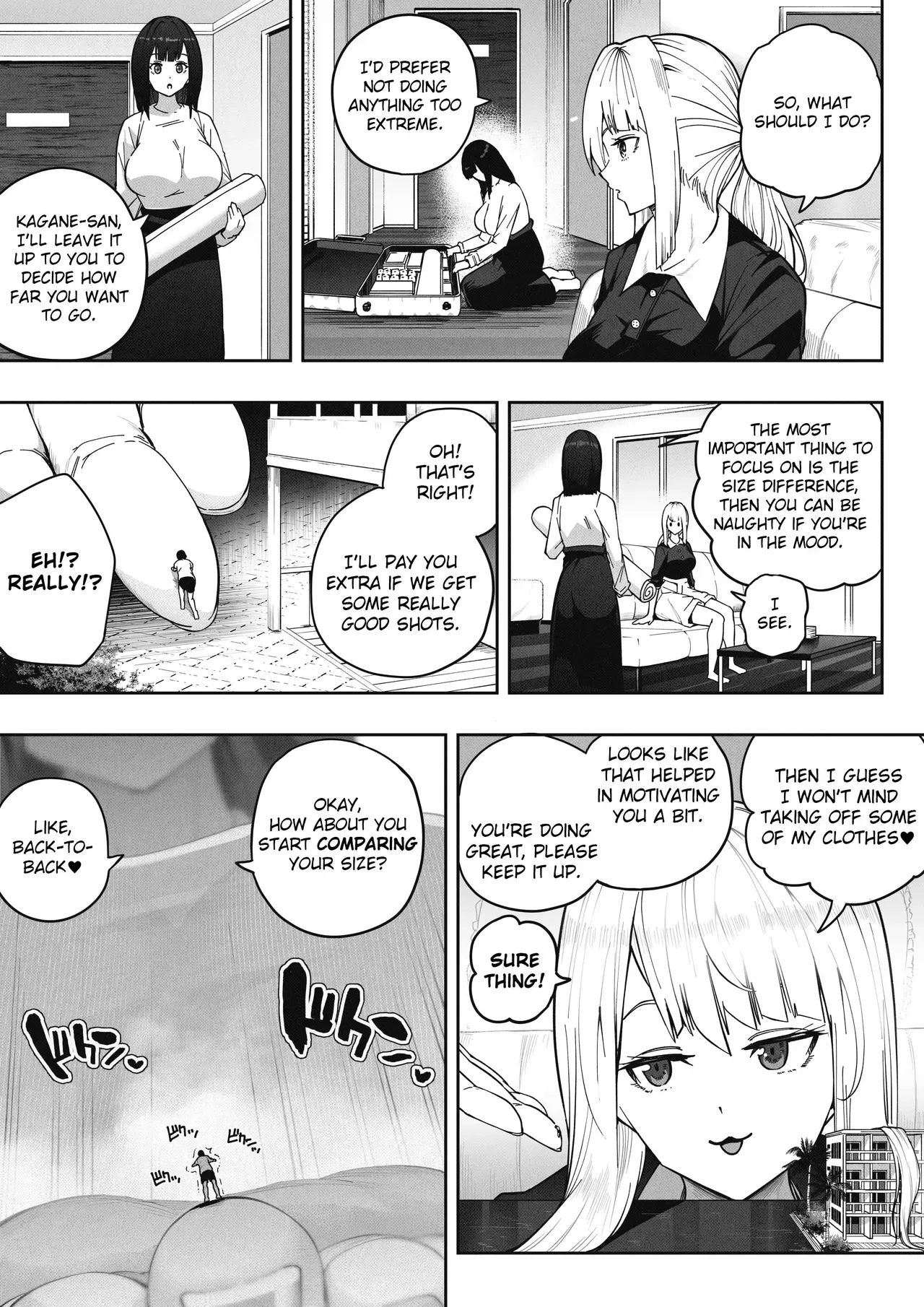 [Soryuu] Kyodai Musume no Ie ni Koyou Sareta Kekka 3 | Hired by a Giant Girl 3 [English] - Page 4