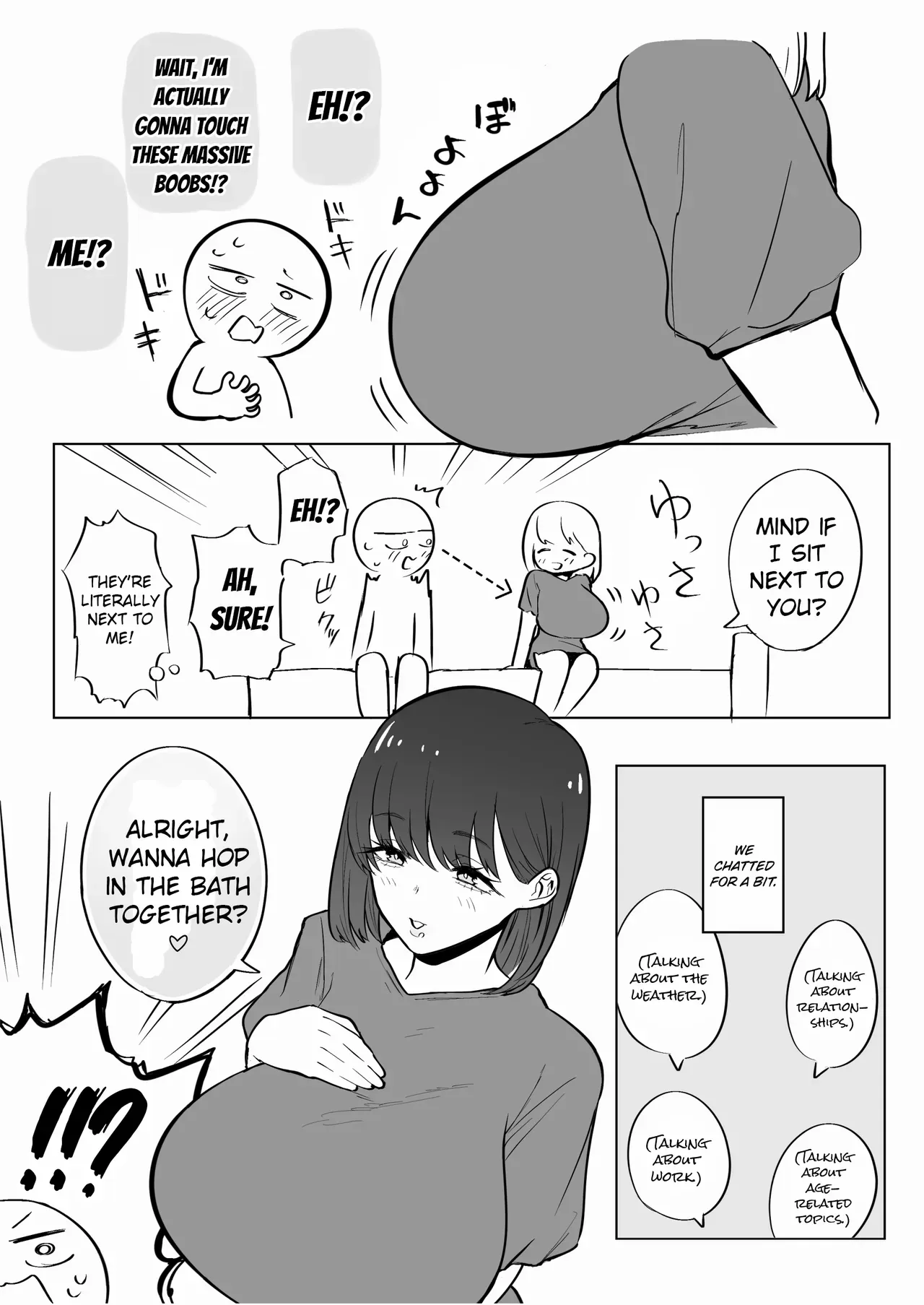 [Ricochet] Dekachichi Momi Repo Manga | A Report Manga About Fondling Huge Titties [English] [ConTL] - Page 10