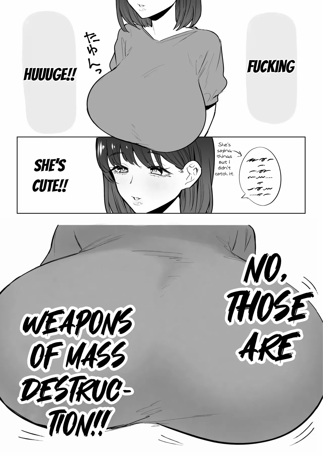 [Ricochet] Dekachichi Momi Repo Manga | A Report Manga About Fondling Huge Titties [English] [ConTL] - Page 9