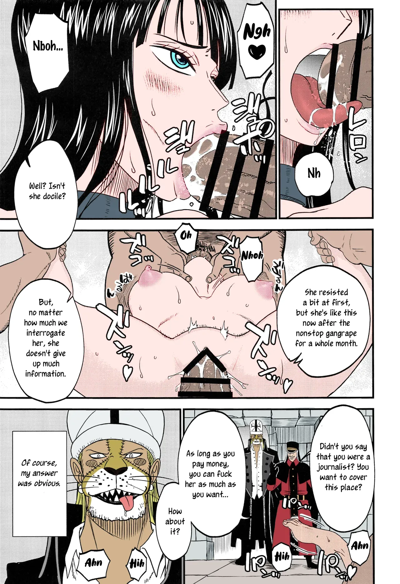 [Doro Noujou (Dorota Bou)] ROBIN'S HOLE 2 - Two years ago (One Piece) [English] Colorized - Page 6
