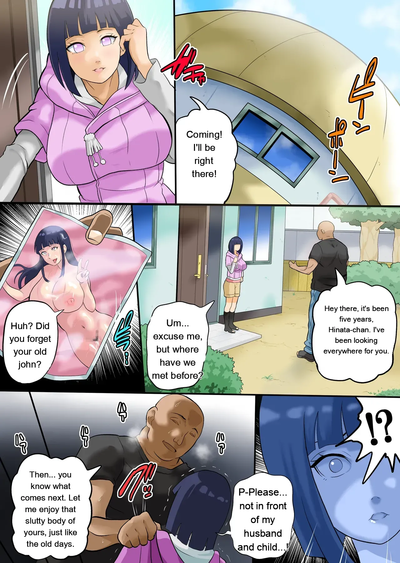 [tsune] Hinata Married woman kunoichi NTR [English] - Page 2