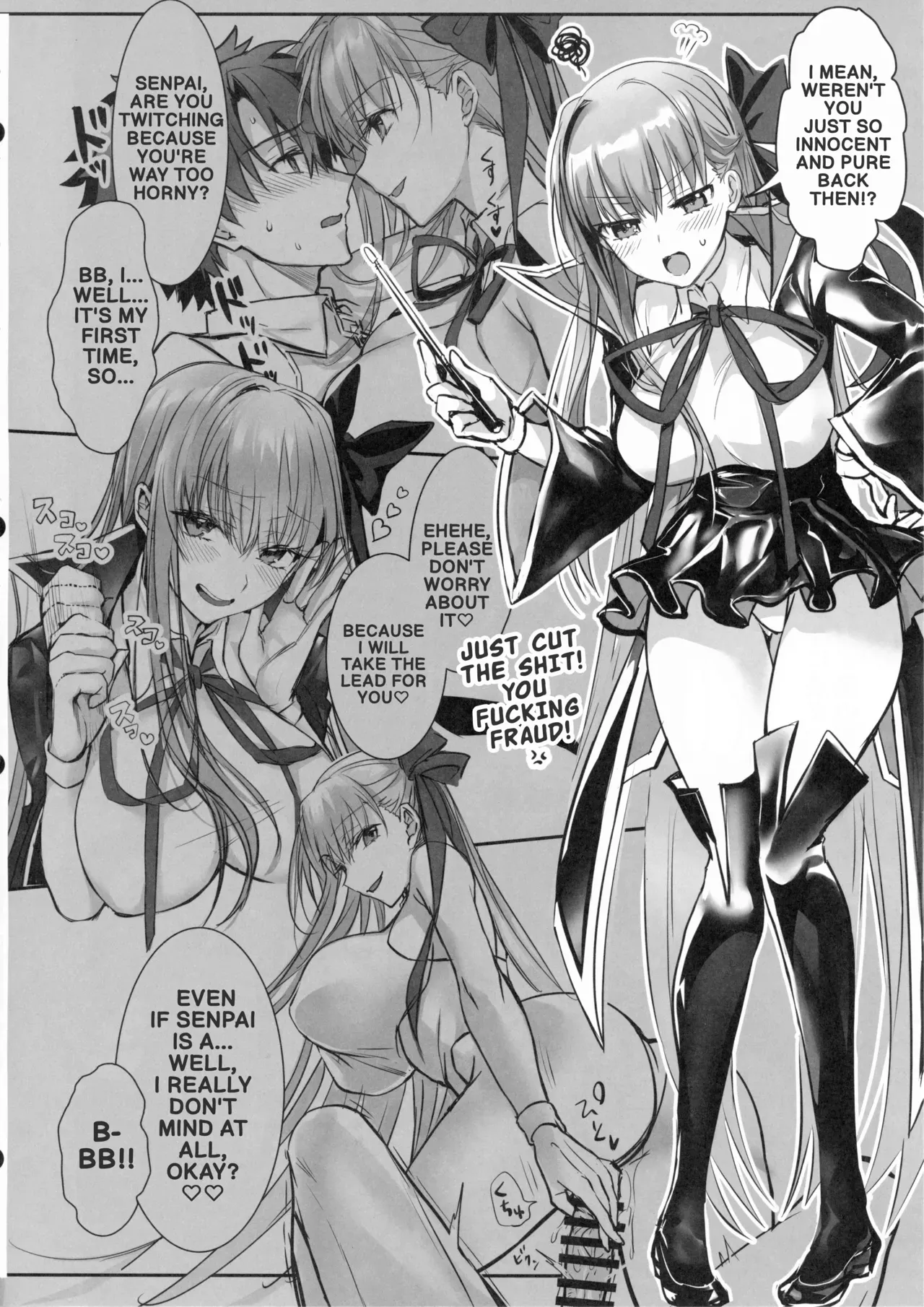 (C106) [3V2Umezakoori70 (Midou Pengin)] Senpai, aren't you being a bit cheeky lately Even though you lost your virginity to me♡♡  (FGO) (English) - Page 5