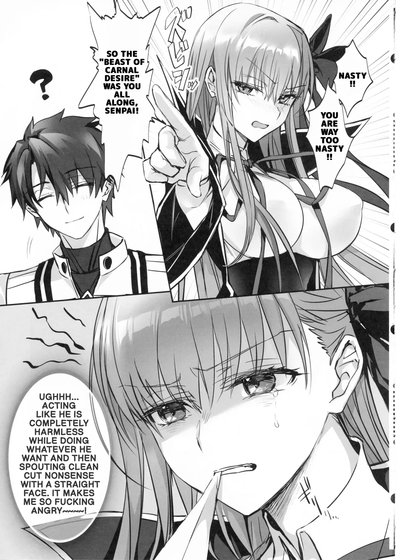 (C106) [3V2Umezakoori70 (Midou Pengin)] Senpai, aren't you being a bit cheeky lately Even though you lost your virginity to me♡♡  (FGO) (English) - Page 8