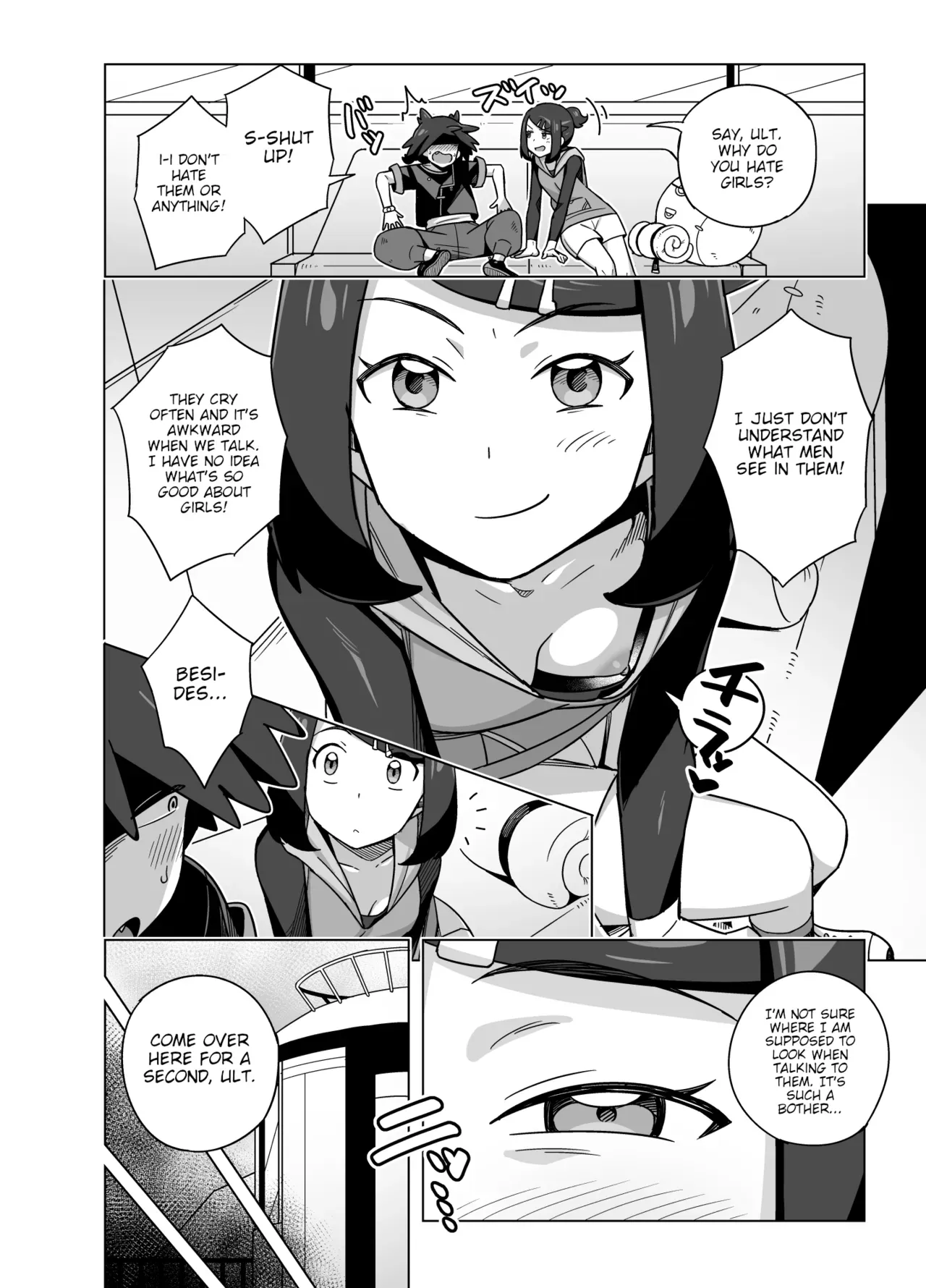 [Testter] Liko ga Ult ni Sex no Kimochiyo-sa o Oshieteageru Manga | Liko teaches Ult about the pleasures of sex [English] [joobuspaidatr] [Ongoing] - Page 2