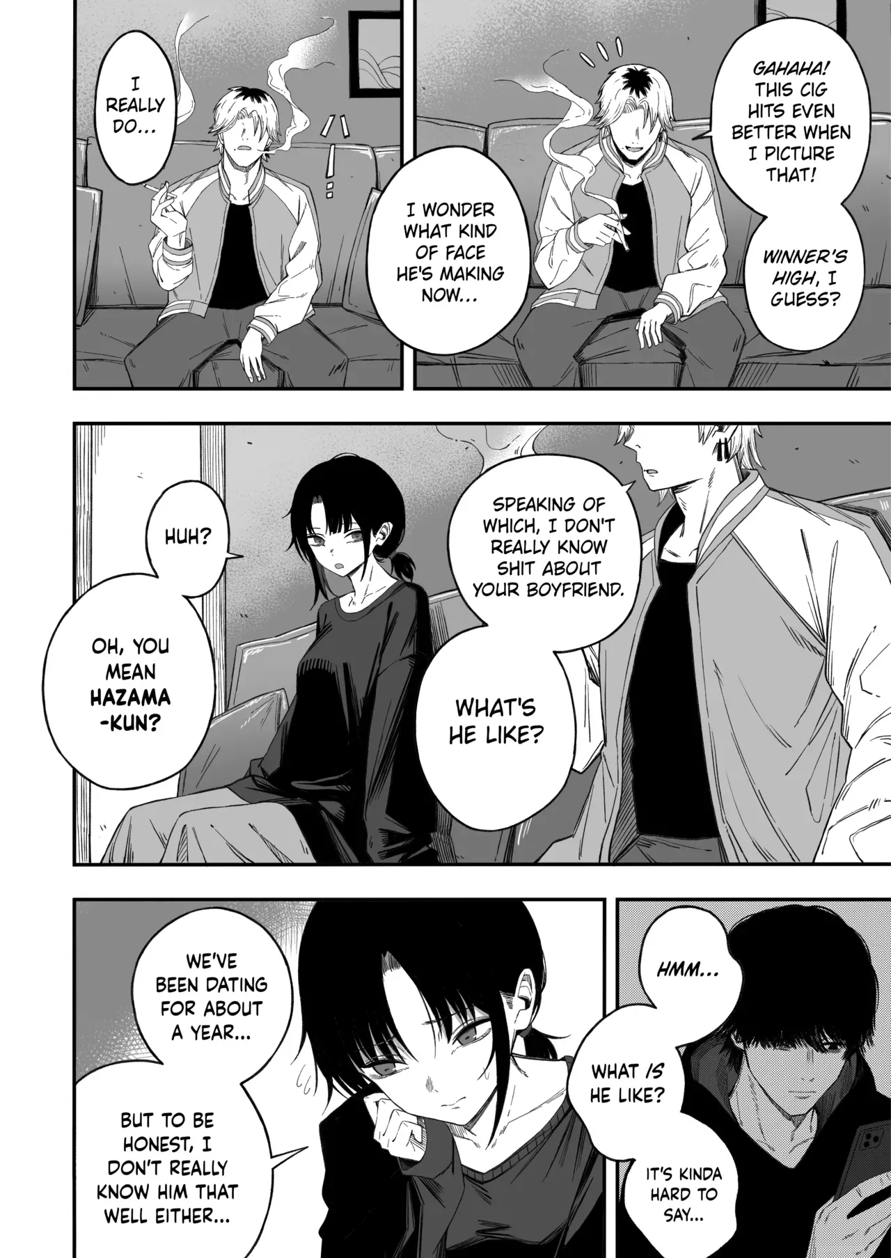 [Yofukashi no Heya (Yonayona)] Netori Otoko o Mesu ni suru | Turning the Cuckolding Prick into a Bitch [English] [Hakua] [Digital] - Page 5