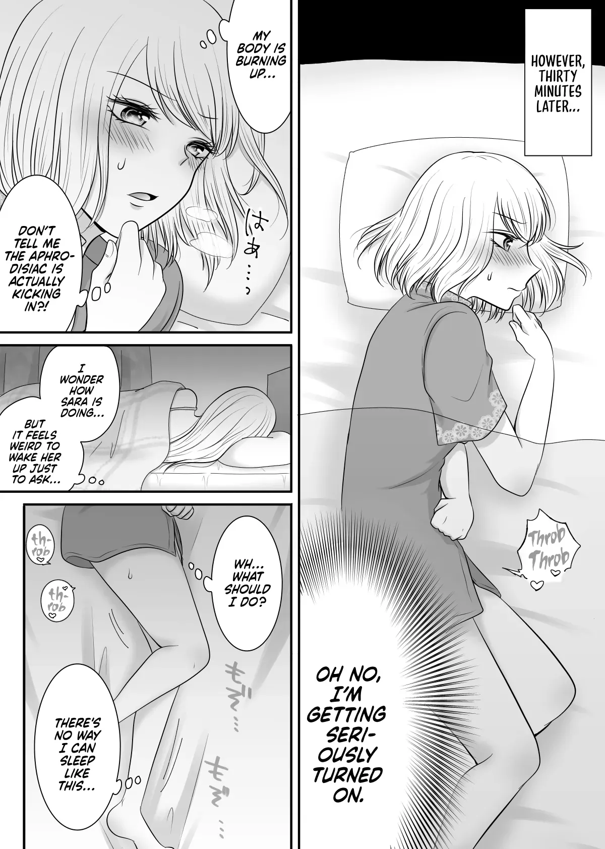 [Old Rose (Yukari Mion)] Tomodachi to Tameshi ni Biyaku o Nonde Mita Hanashi | The Time I Tried Drinking an Aphrodisiac With My Friend [English] [Castle TL] - Page 6