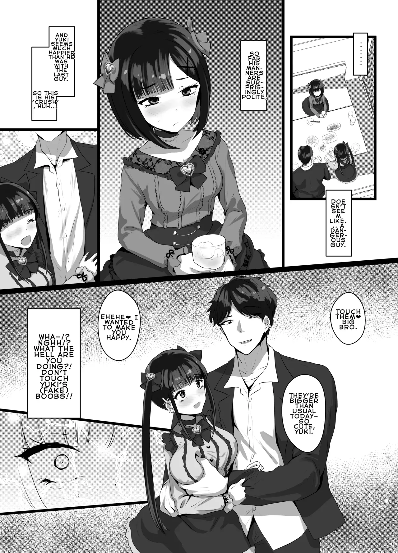 [[Tsubakitei (Minase)] Onīsan ♡ Watashitachi (Yuki Ruka) to Asobimasho? | Oniisan ♡ Do You Want to Play With Us? (Yuki Ruka) [English] [LKK•Scans] [Digital] - Page 8