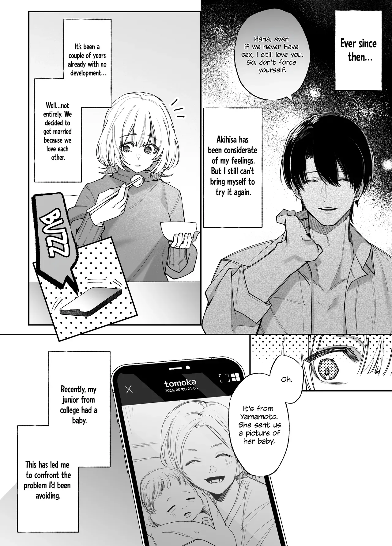 [Aida Maroyaka] Ecchi ga Kowai nara Neteiru Aida ni Tanetsuke Shimasu | If you're scared of sex, I'll impregnate you while you're sleeping. [English] - Page 4