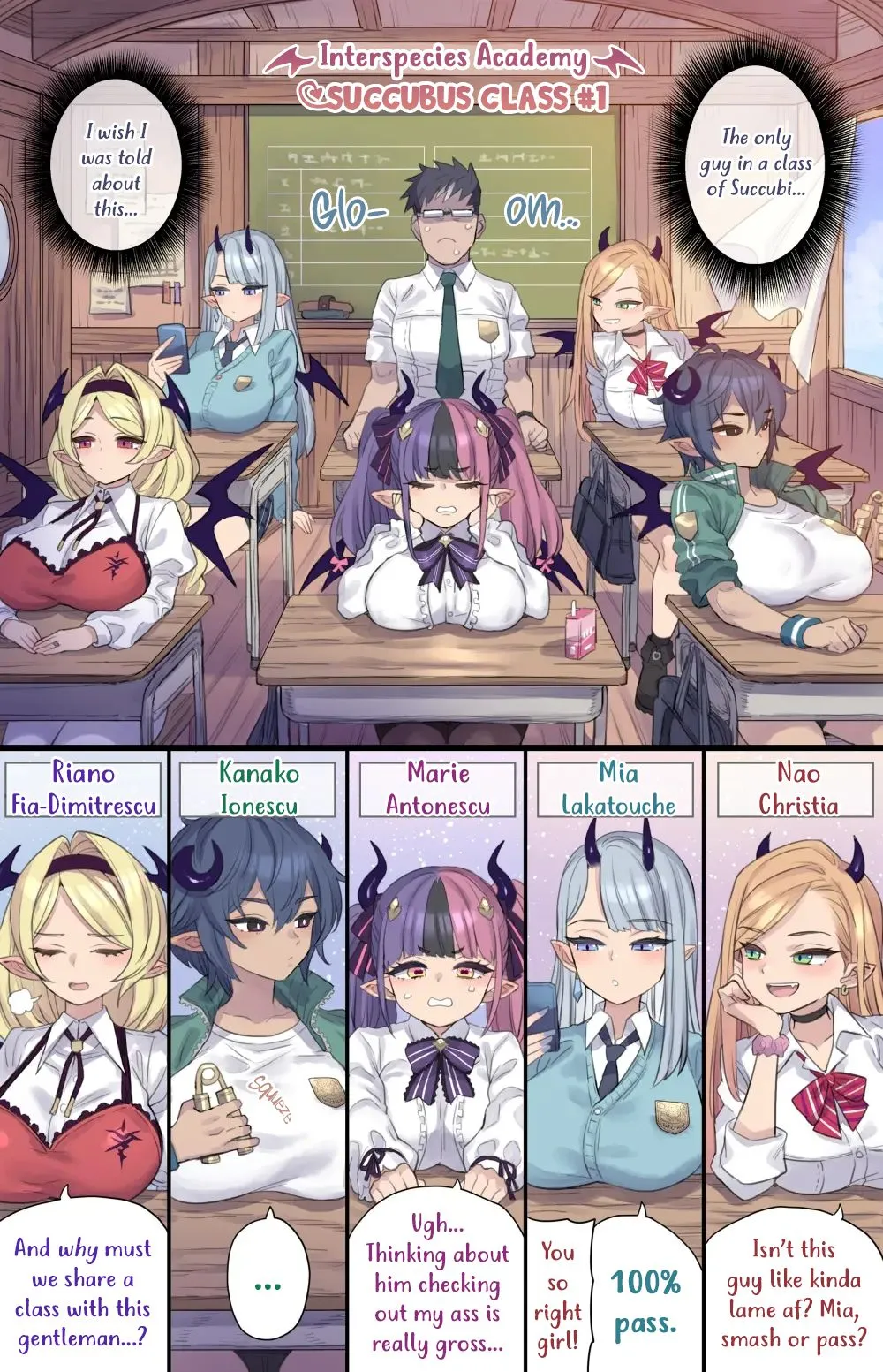 [Mimonel] Insterspecies Academy: Succubus Class 1-2 [English] - Page 2