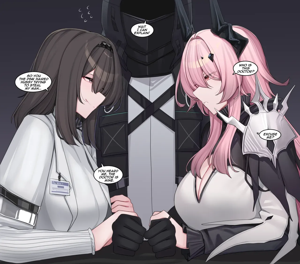 [Kanta] Wife Fight (Arknights) - Page 1