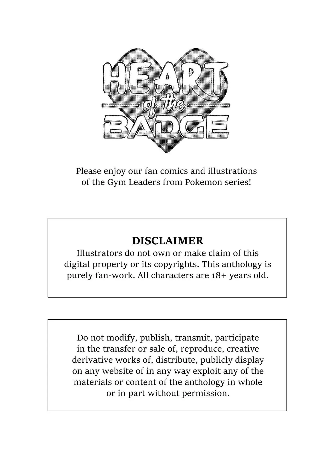 [Ruisselait / kimakkun / BARAyot / Robokeh] HEART OF THE BADGE - Pokemon Gym Leaders Anthology [English] - Page 3