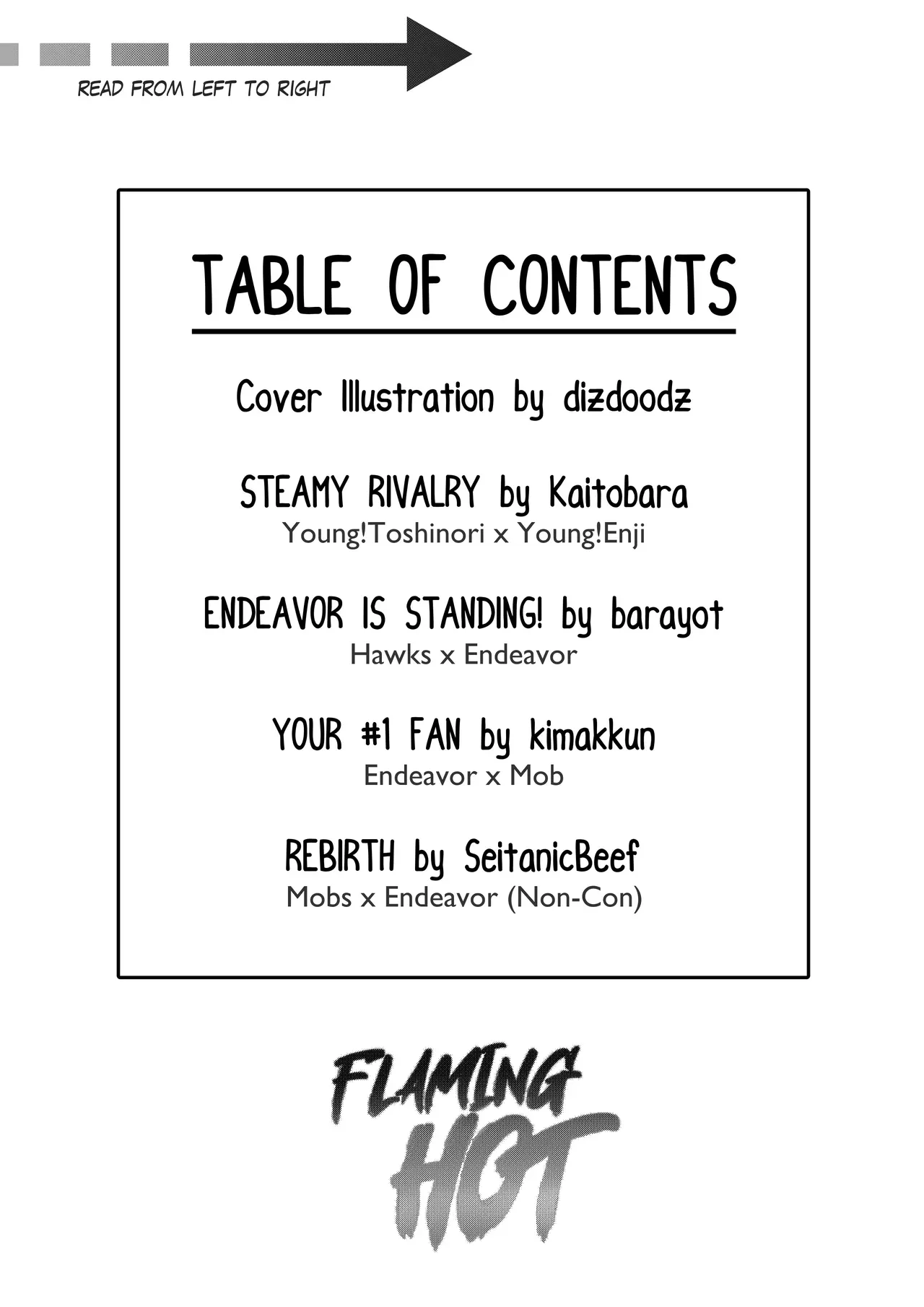 [Kaito Draws / BARAyot / kimakkun / SeitanicBeef] FLAMING HOT - Endeavor Anthology [English] - Page 4