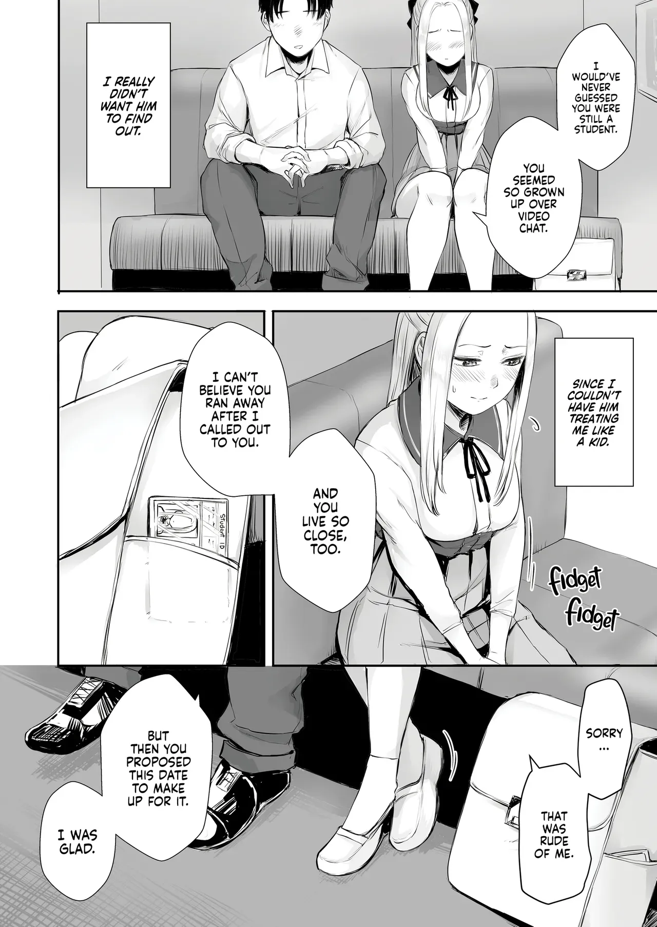 [Doushoku (Omizu Chihiro)] Cool-kei Netoge JK to Mankitsu Off-kai kara Hajimaru Love Ecchi | I Met Up With a Cool JK I Knew From an MMO and Had Great Sex With Her [English] [J18] [Decensored] [Digital] - Page 6