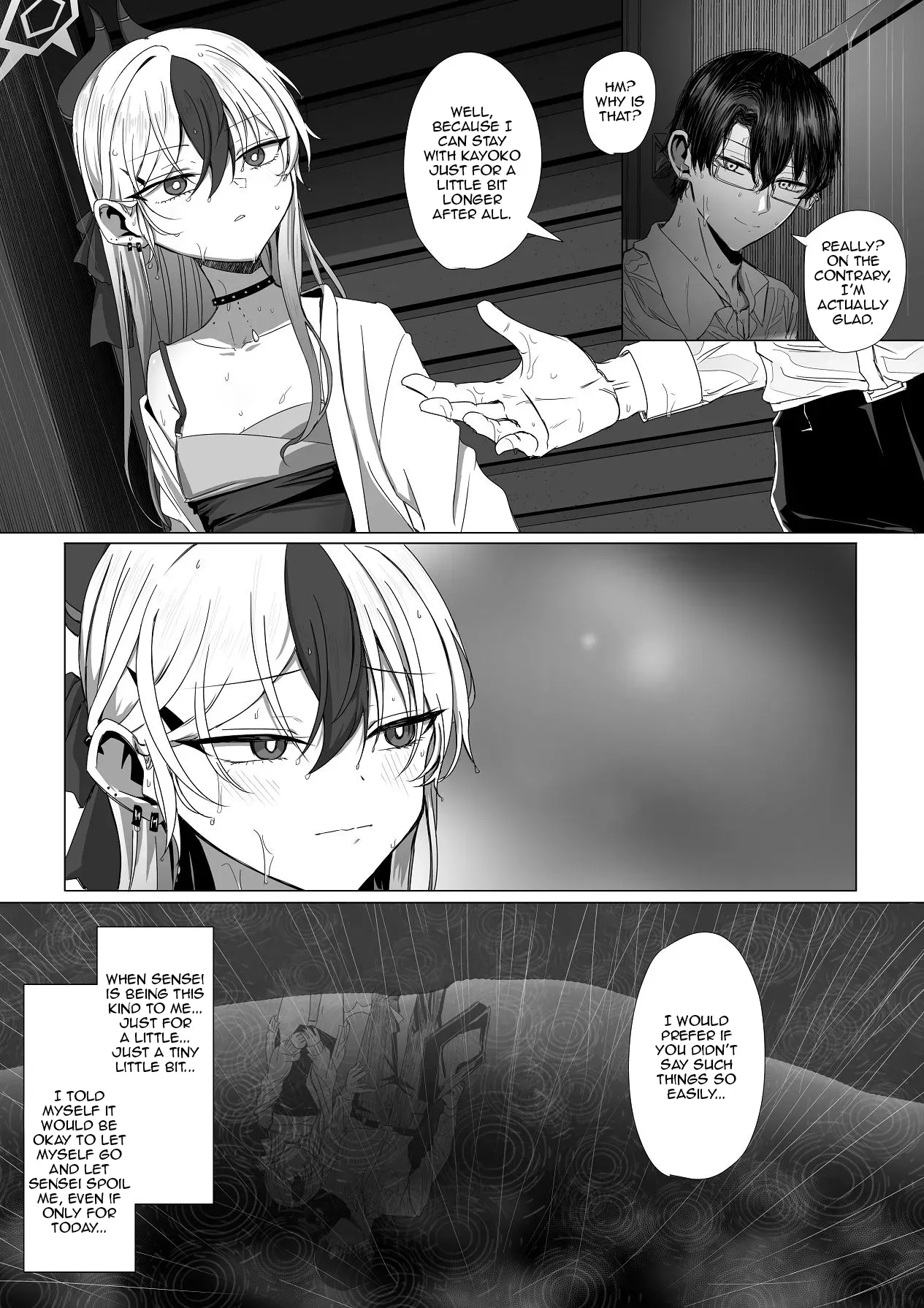 [R.G.B Babaroa (R.G.B)] Kayoko to Ama Ya wo Koeru | Into the Sweet Night With Kayoko (Blue Archive) [English] [DeppoTL] - Page 3