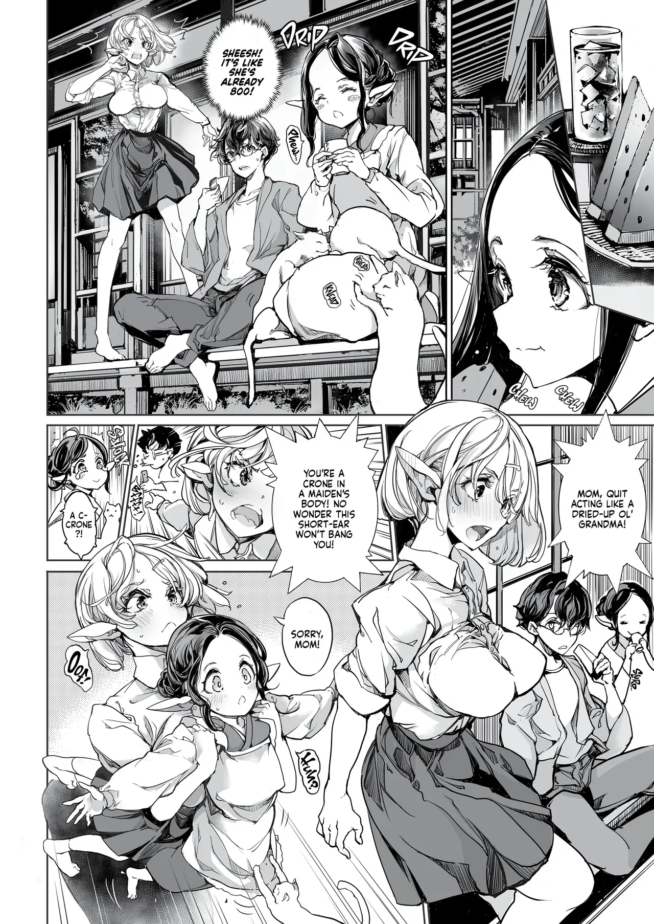 [70 Nenshiki Yuukyuu Kikan (Ohagi-san)] Elf no Yomeiri Re-Bridal | Elven Bride ReBridal [English] [J18] [Decensored] [Digital] - Page 9