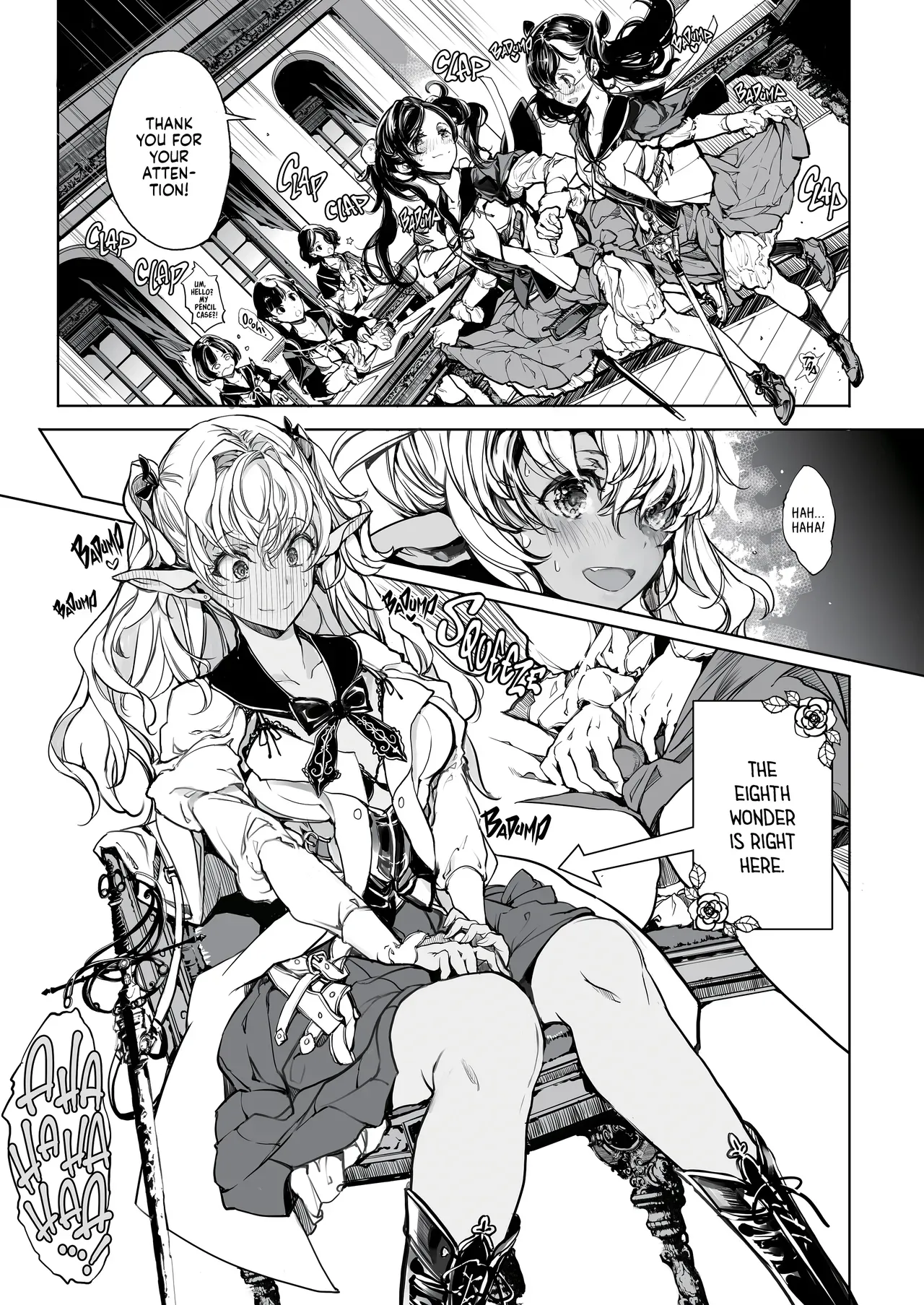 [70 Nenshiki Yuukyuu Kikan (Ohagi-san)] Otome Kishi no Himegoto | The Maiden Knights' Secrets [English] [J18] [Decensored] [Digital] - Page 9