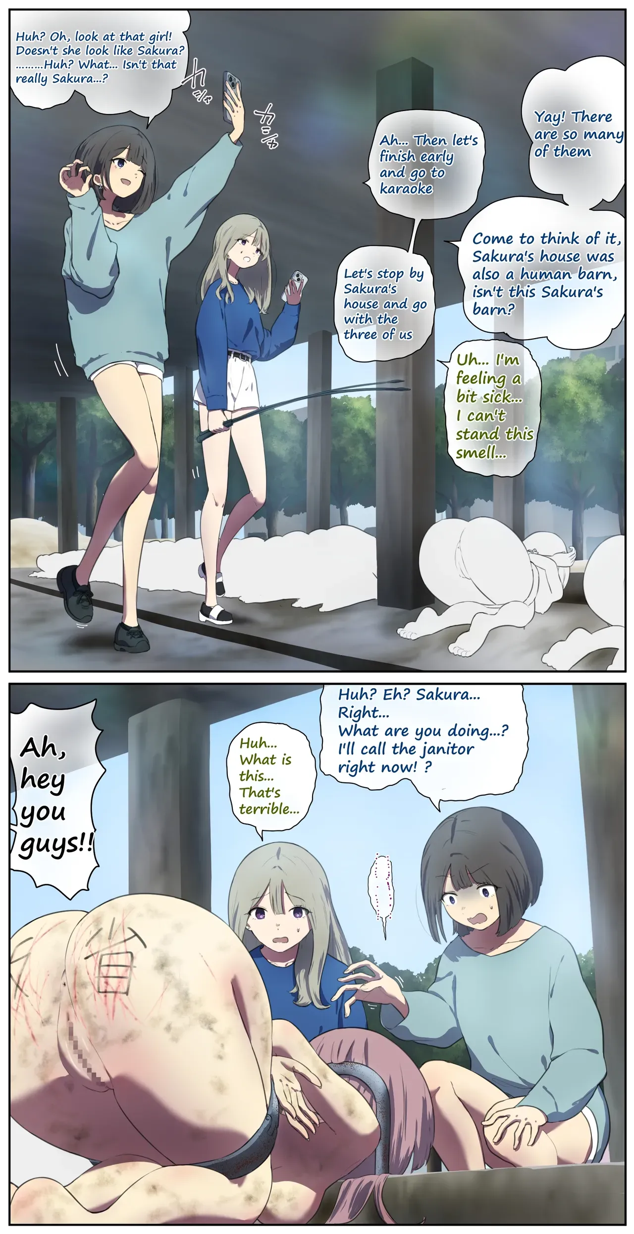 A life in the barn as punishment for a delinquent girl who has been spoiled until now - Page 10