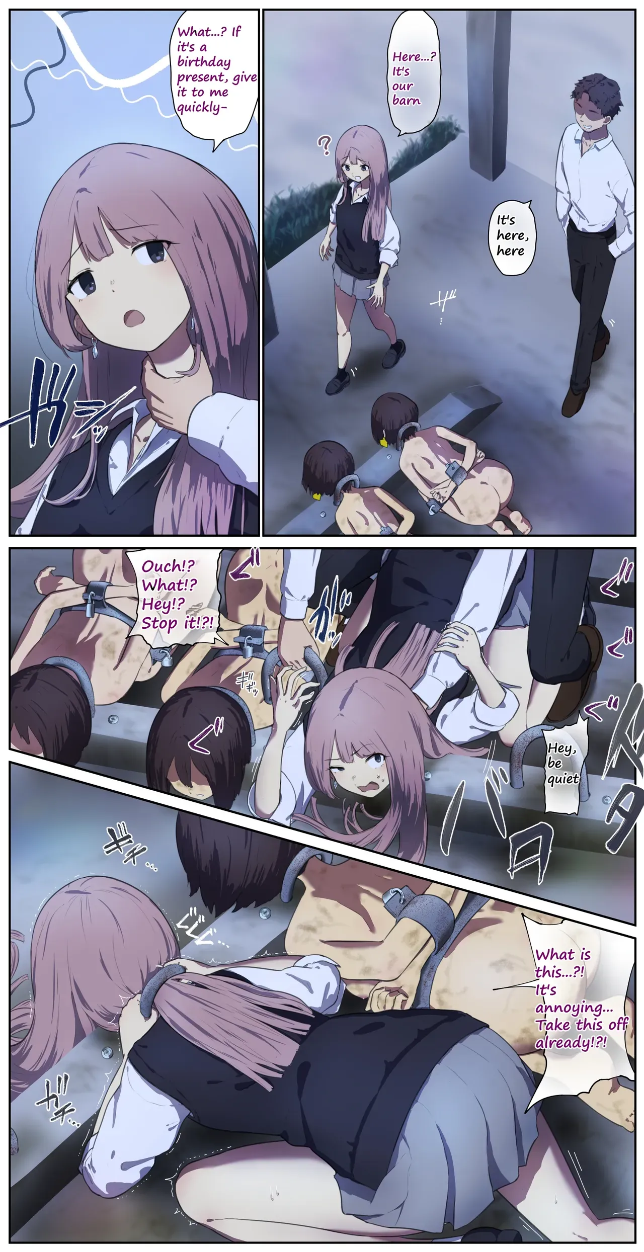 A life in the barn as punishment for a delinquent girl who has been spoiled until now - Page 2