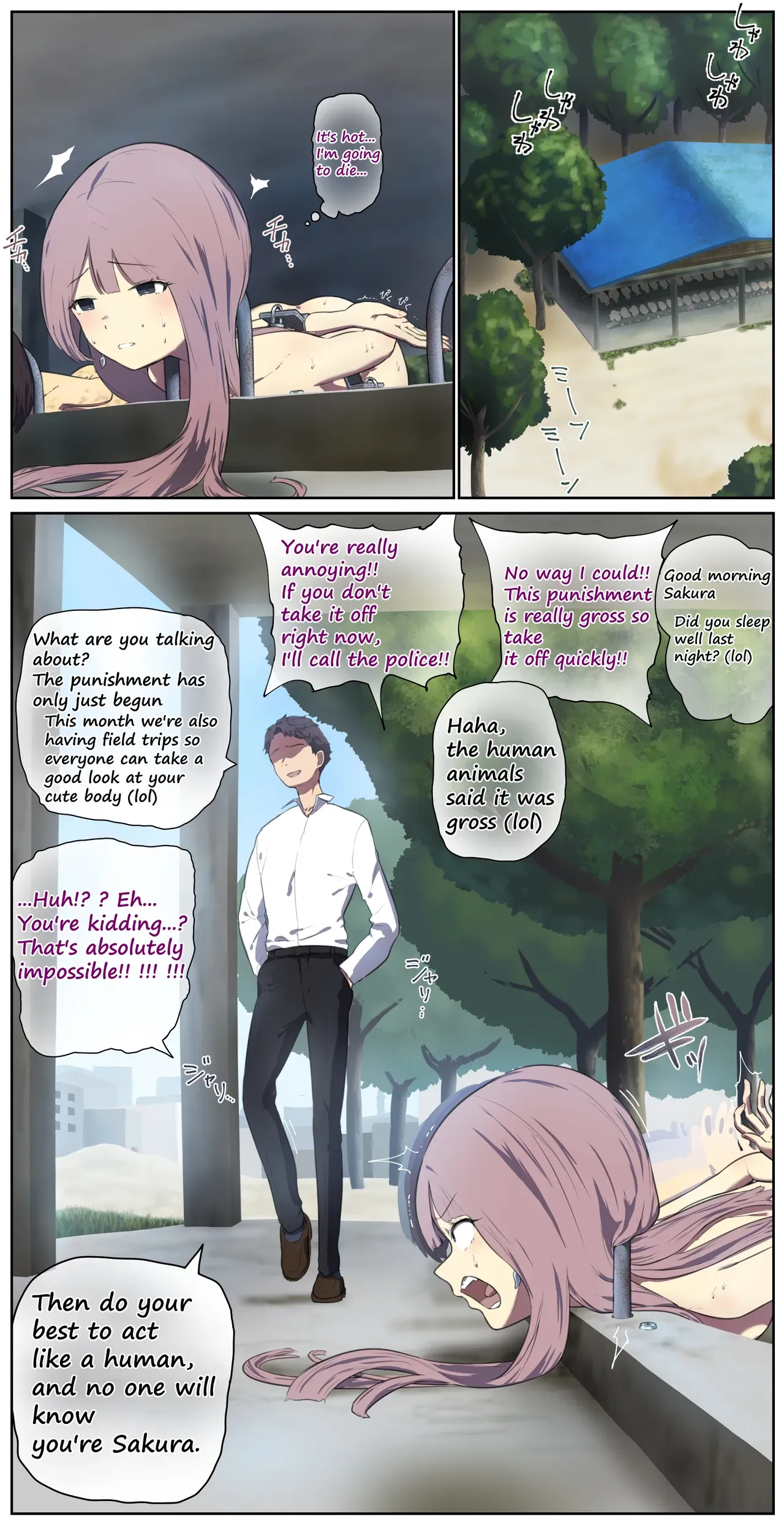A life in the barn as punishment for a delinquent girl who has been spoiled until now - Page 5