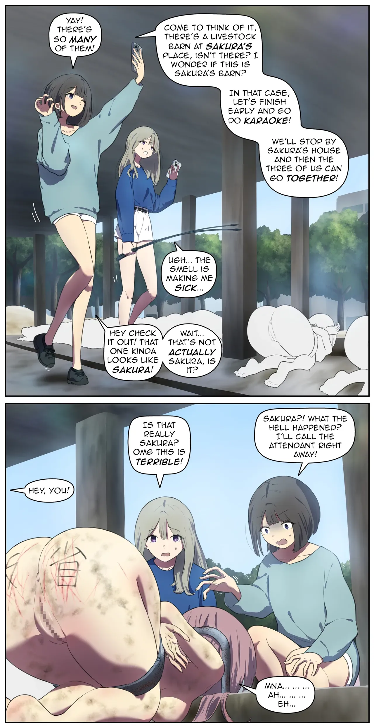A life in the barn as punishment for a delinquent girl who has been spoiled until now【Translated by kochakaden】 - Page 10