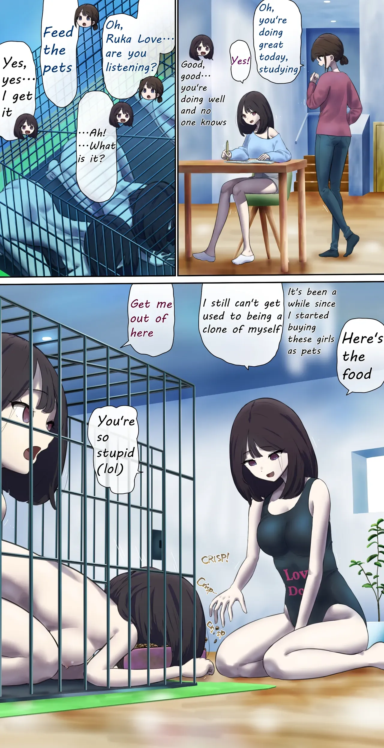 A daughter living with her human livestock clones - Page 2