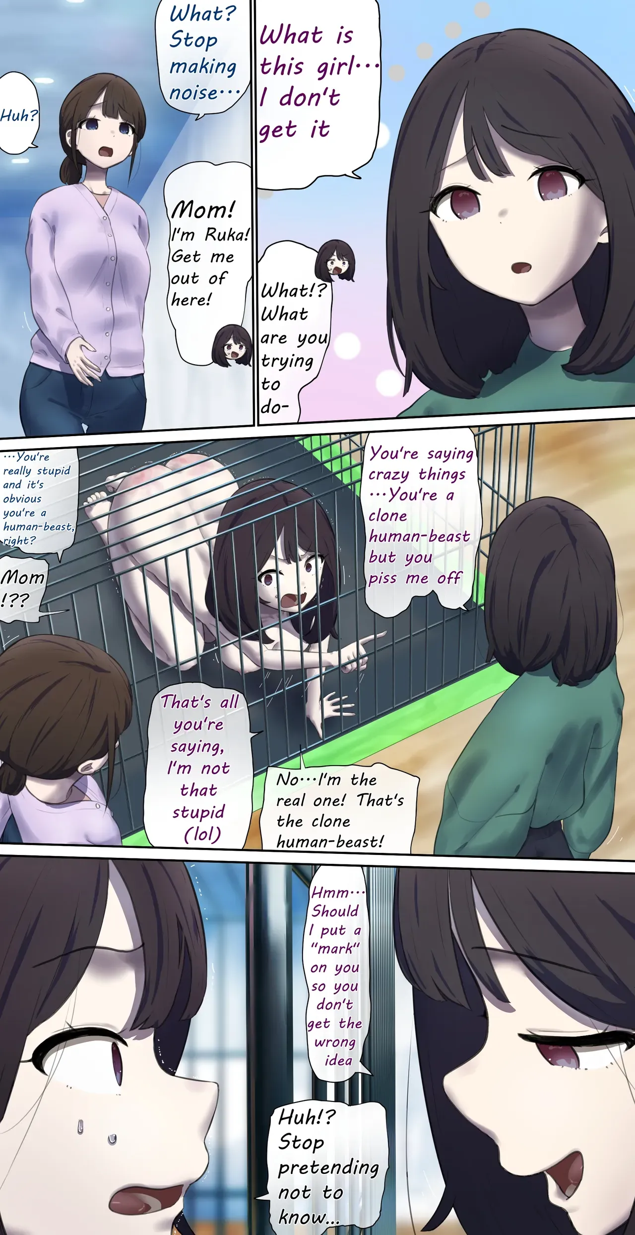 A daughter living with her human livestock clones - Page 6