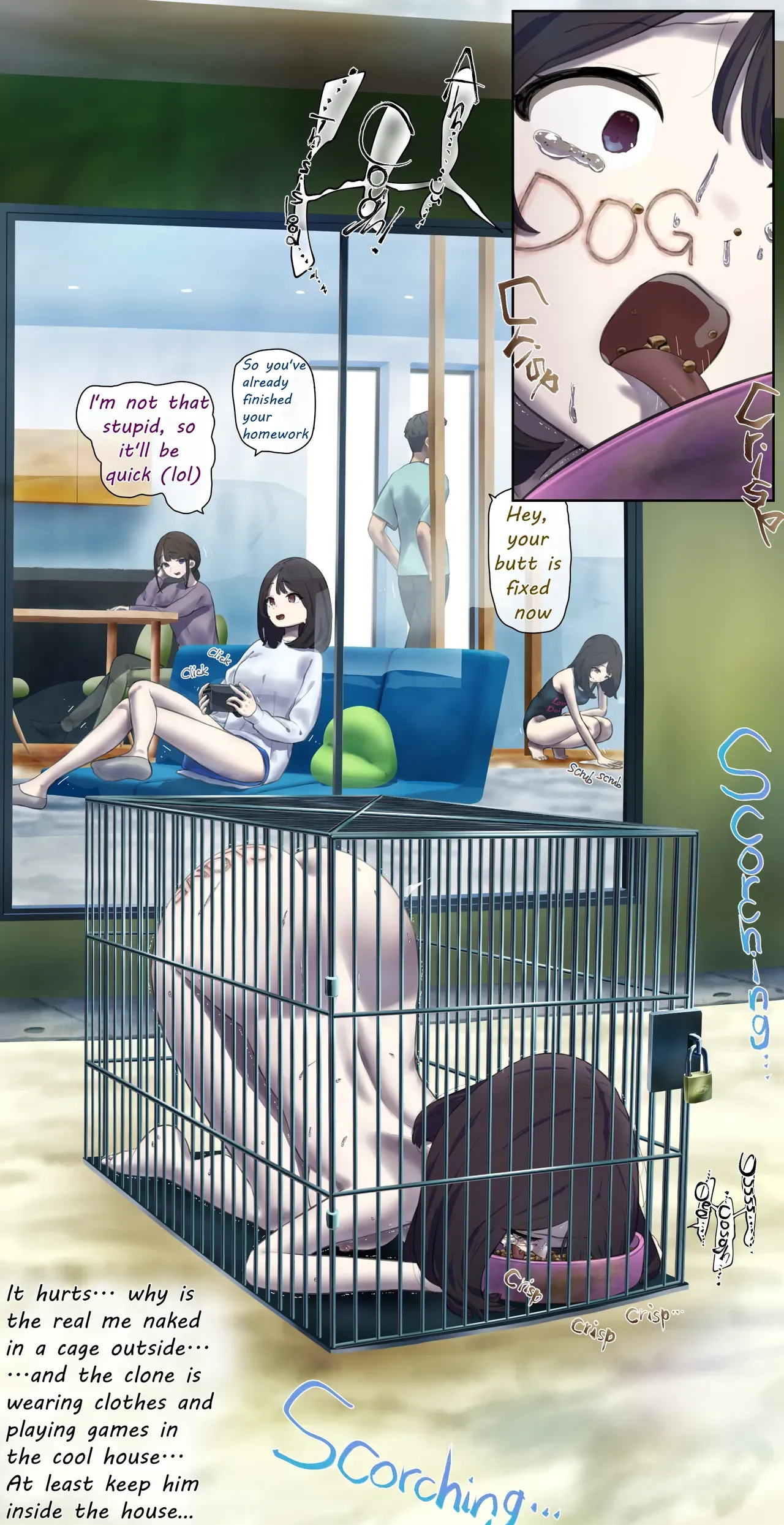 A daughter living with her human livestock clones - Page 8