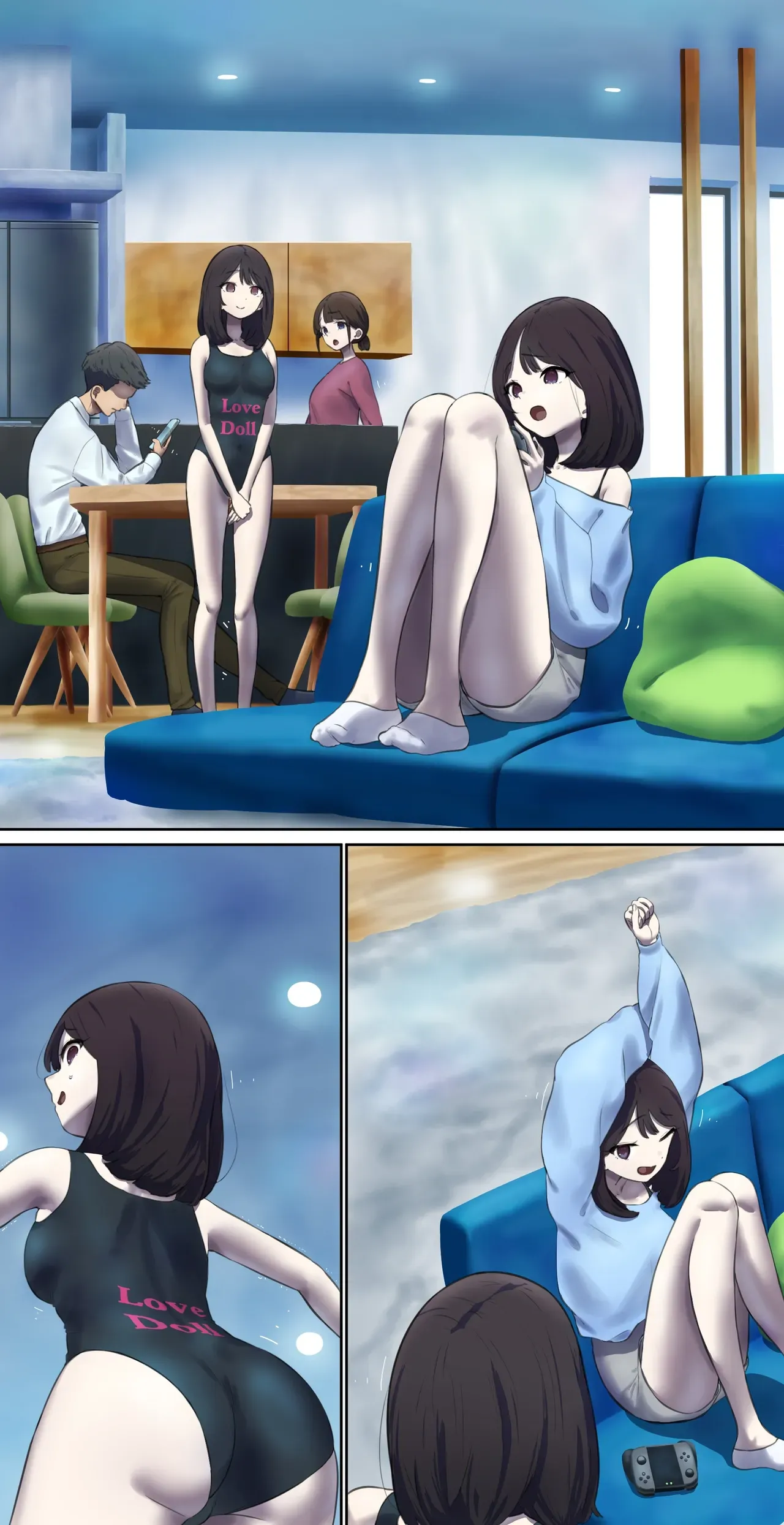 A daughter living with her human livestock clones - Page 9