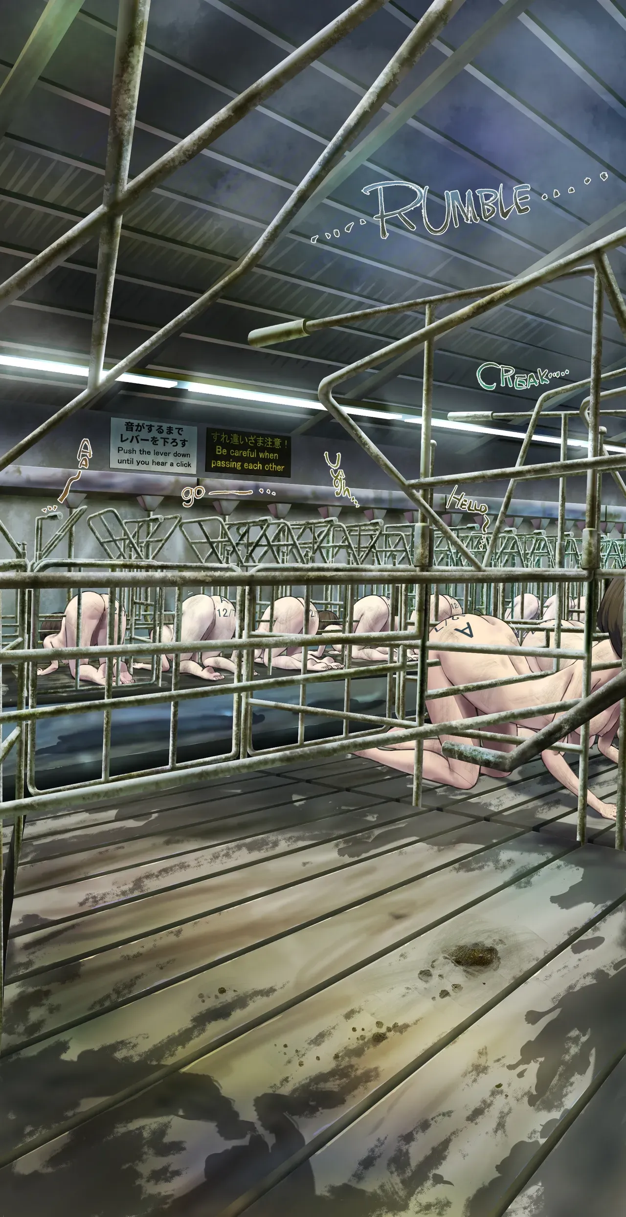 I tried going into a stall during a tour of the livestock barn - Page 2