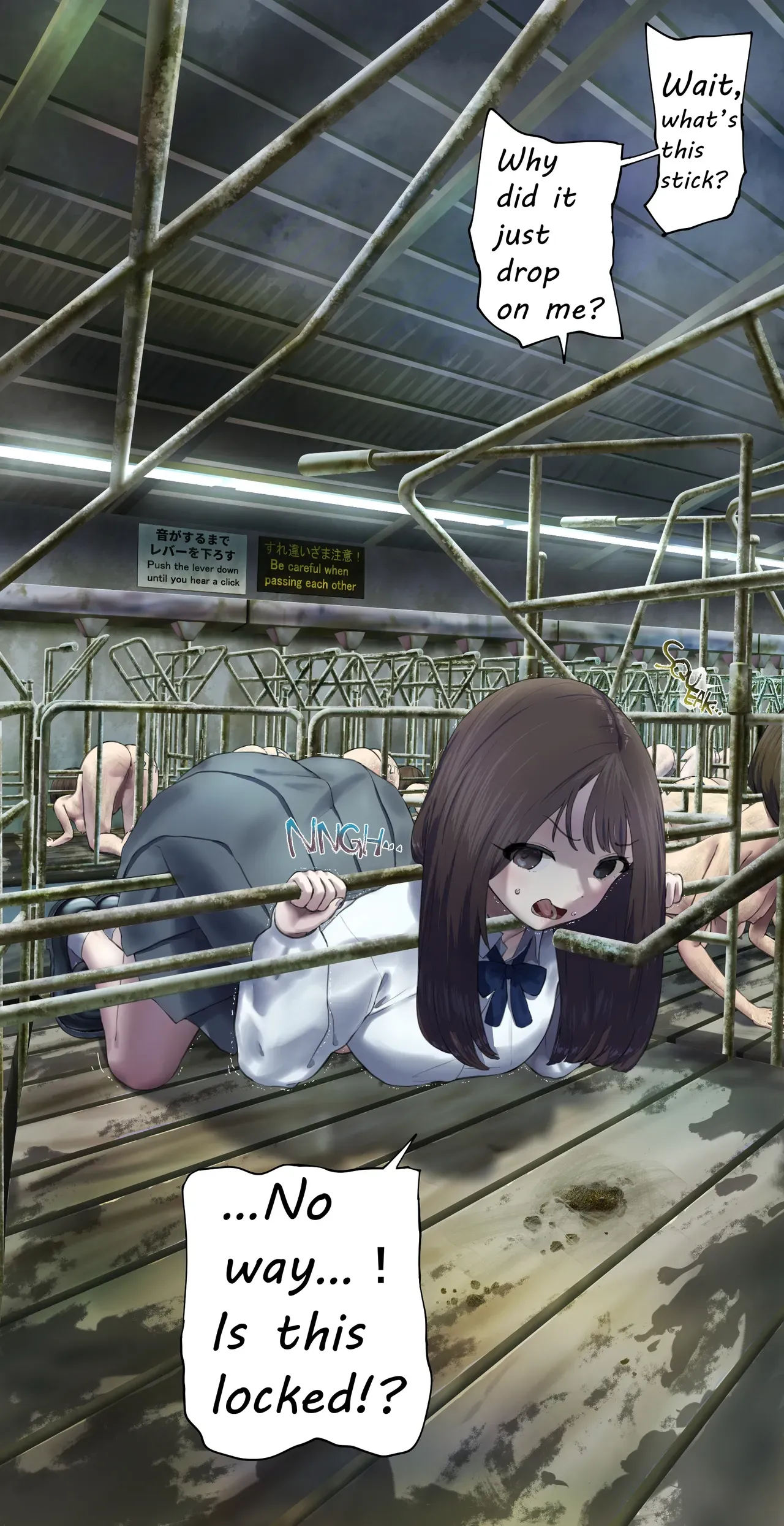 I tried going into a stall during a tour of the livestock barn - Page 7