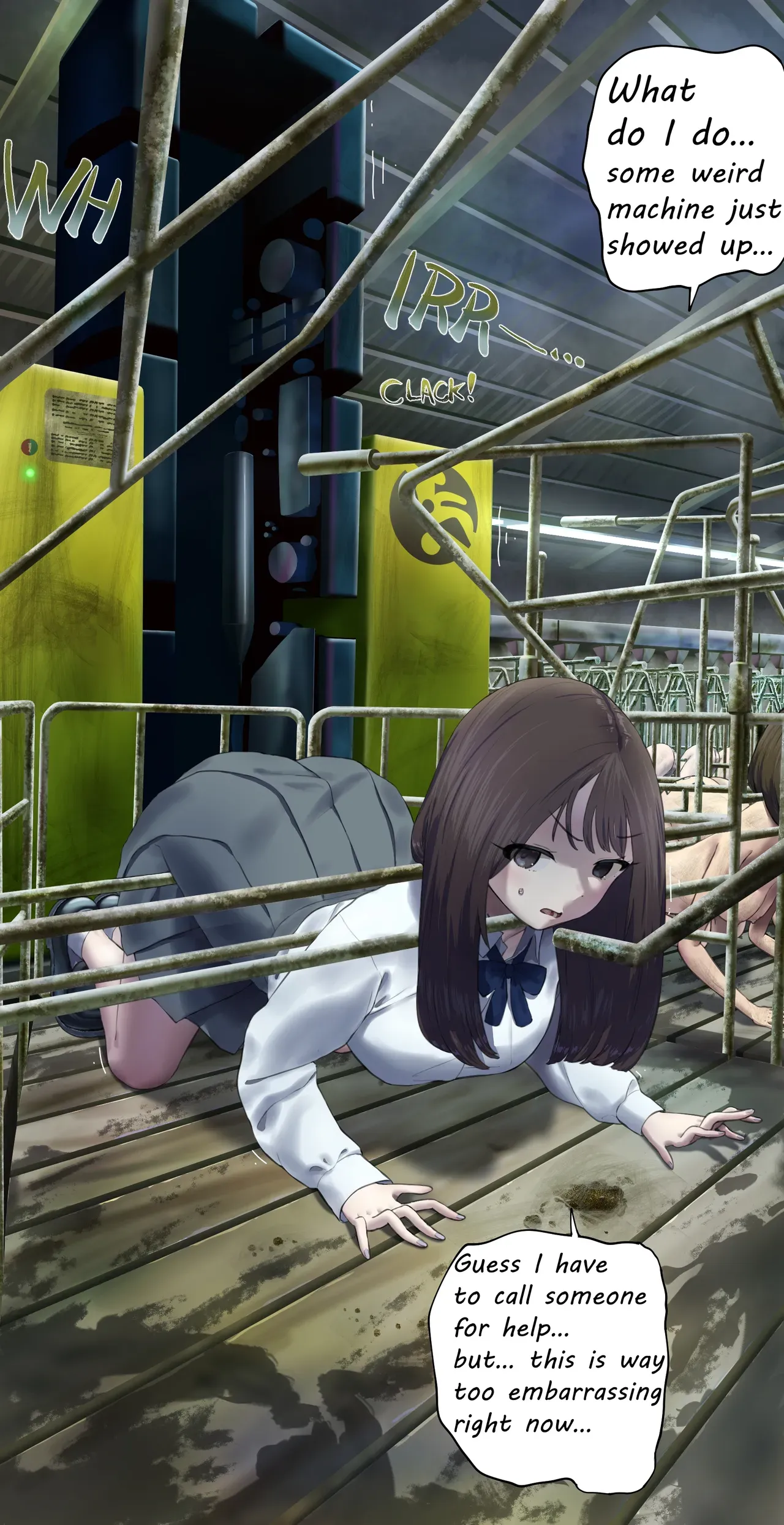 I tried going into a stall during a tour of the livestock barn - Page 8