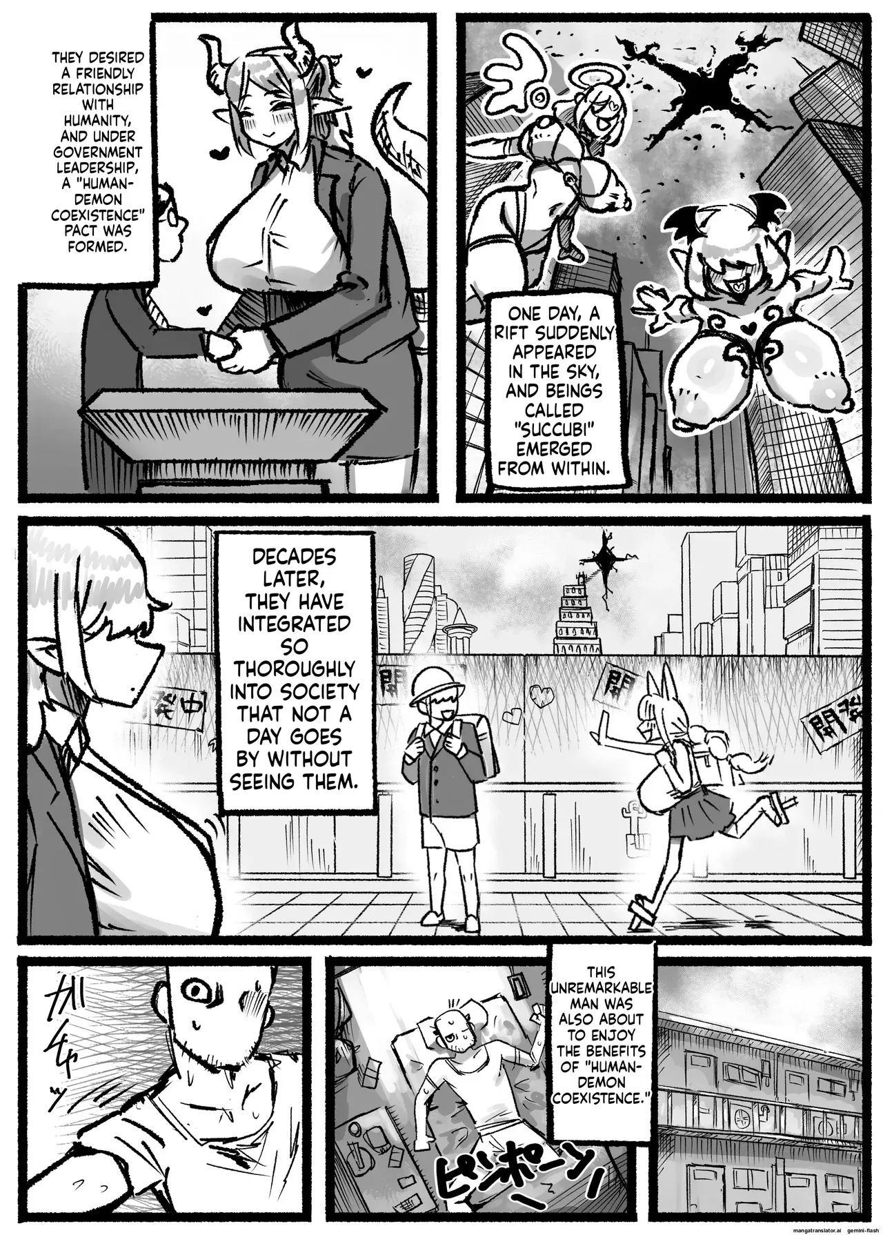 [Todaya (Todakenji)] P.S.C (Paizuri Subscription Company) ~Teishinchou Bakunyuu Muhyoujou Inma-san to Nanokakan Paizuri Houdai Seikatsu~ | P.S.C (Titty-Fuck Subscription Company) ~7 Days of Unlimited Titty-Fucking with a Short, Busty, Expressionless Succubus~ [English] - Page 3