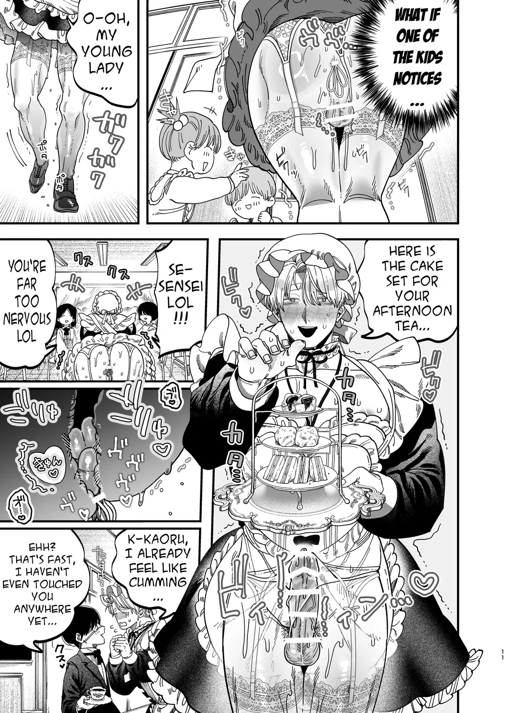 [Kanipanko ((Kanipan Mushamusha)] Sexually Trained By My Excessively Big Dicked Student ~Sloppy Culture Festival~ [Eng] - Page 10