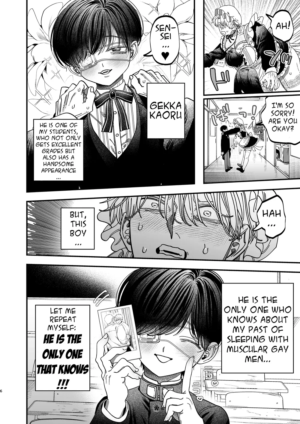 [Kanipanko ((Kanipan Mushamusha)] Sexually Trained By My Excessively Big Dicked Student ~Sloppy Culture Festival~ [Eng] - Page 5